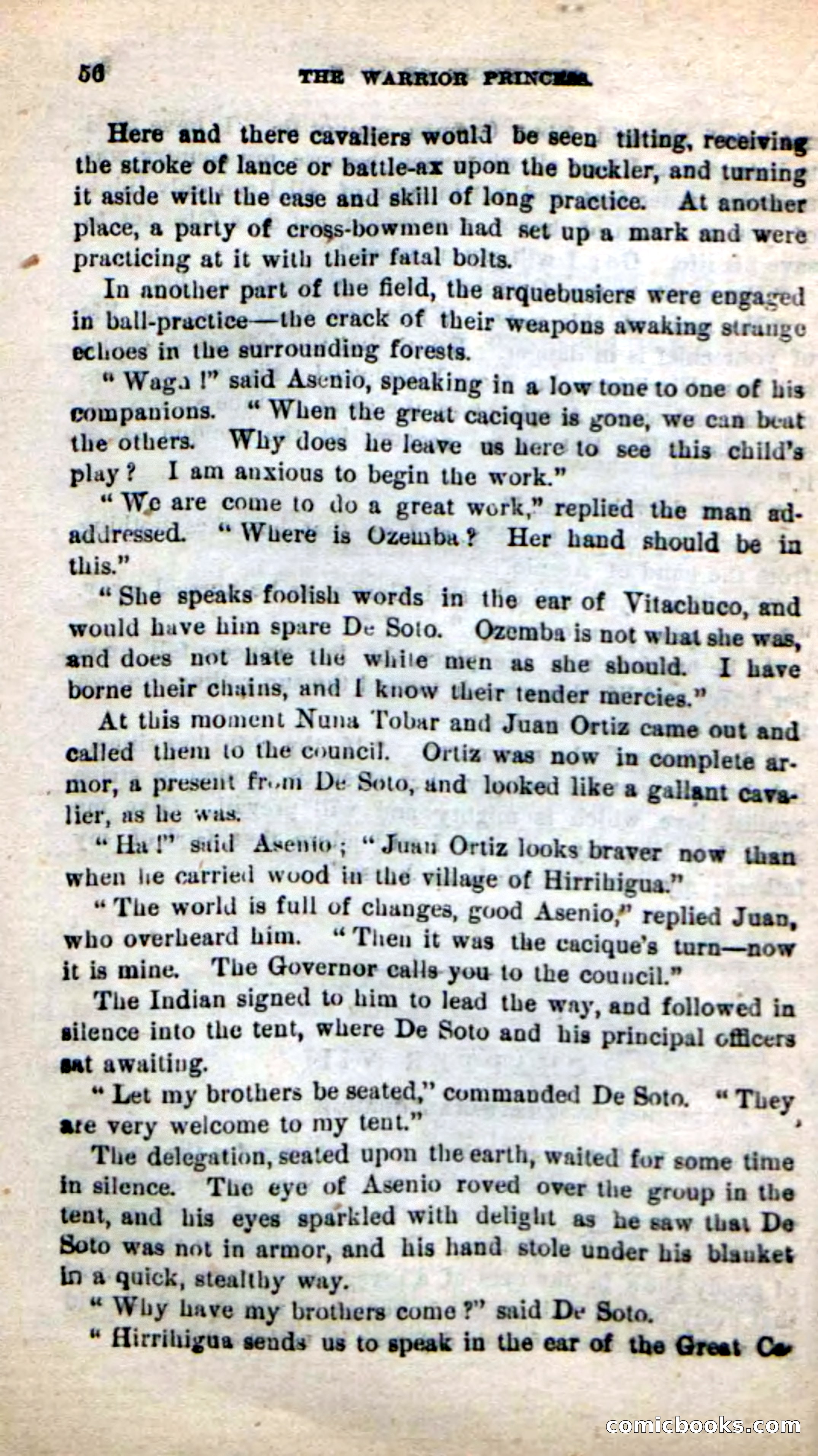 Beadle's New Dime Novels: The Warrior Princess — page 52 of 100