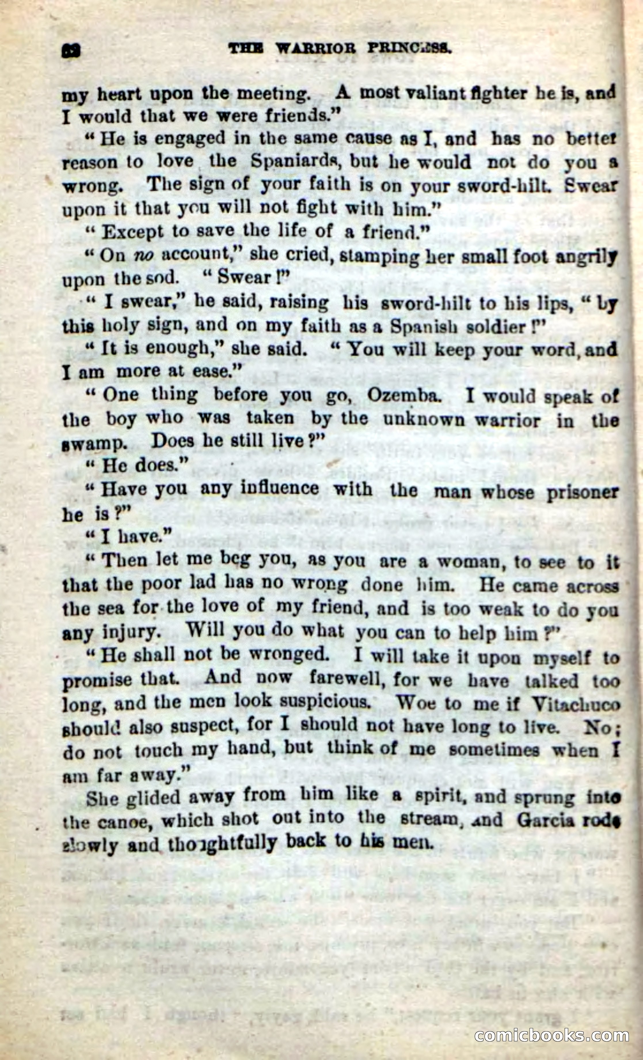 Beadle's New Dime Novels: The Warrior Princess — page 58 of 100