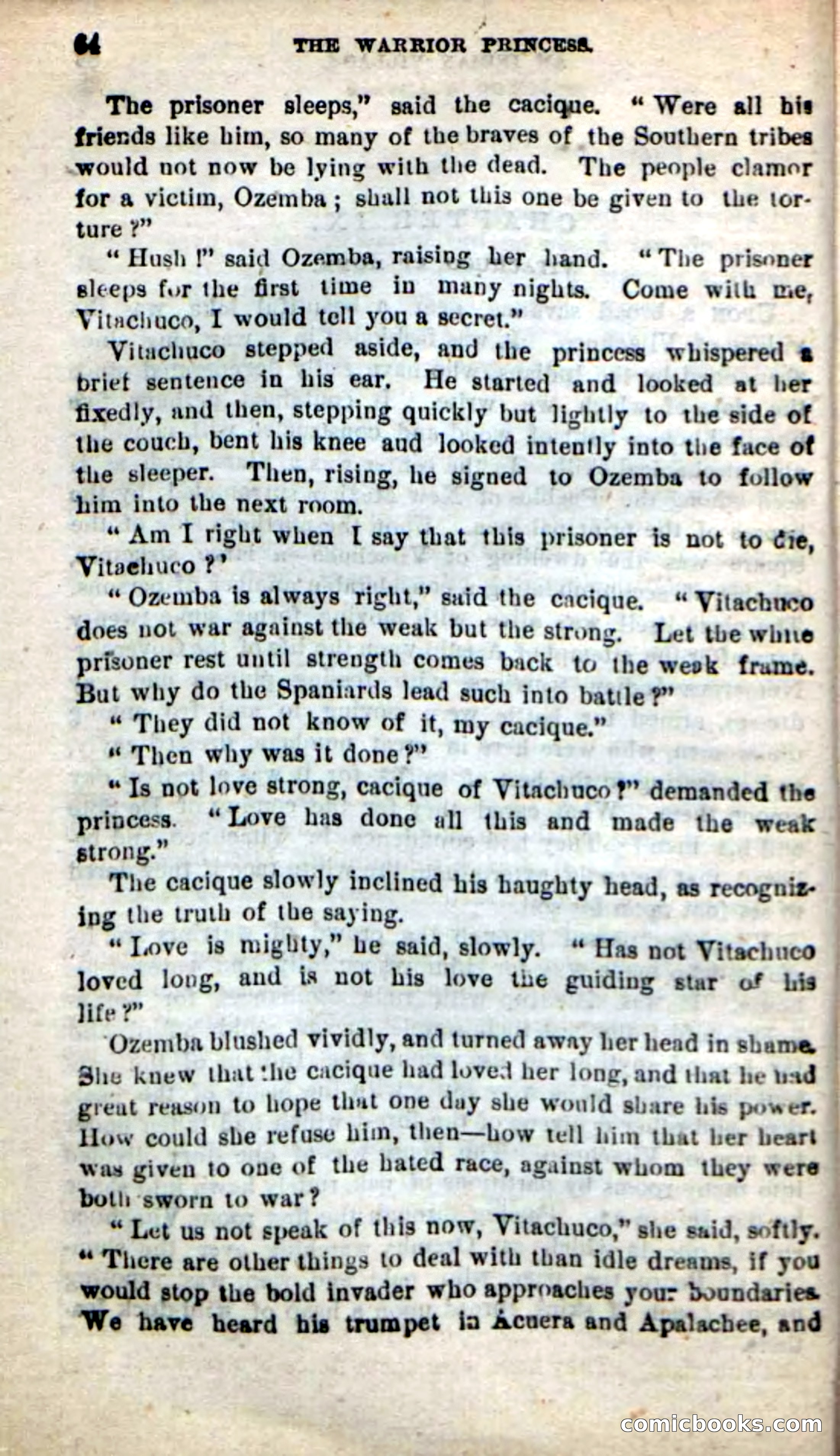 Beadle's New Dime Novels: The Warrior Princess — page 60 of 100