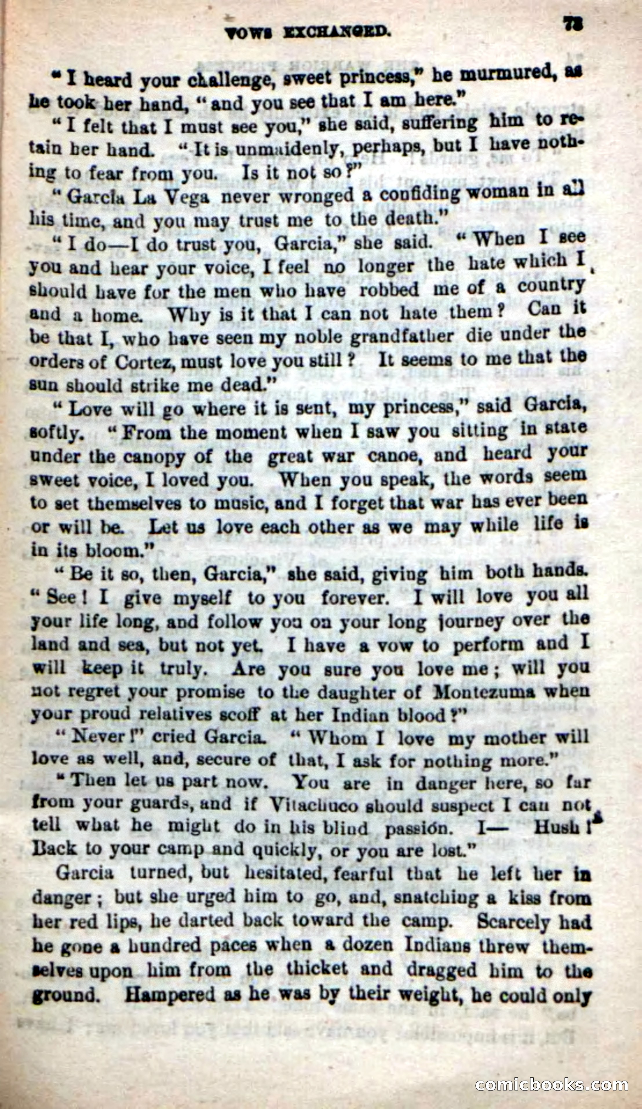 Beadle's New Dime Novels: The Warrior Princess — page 69 of 100