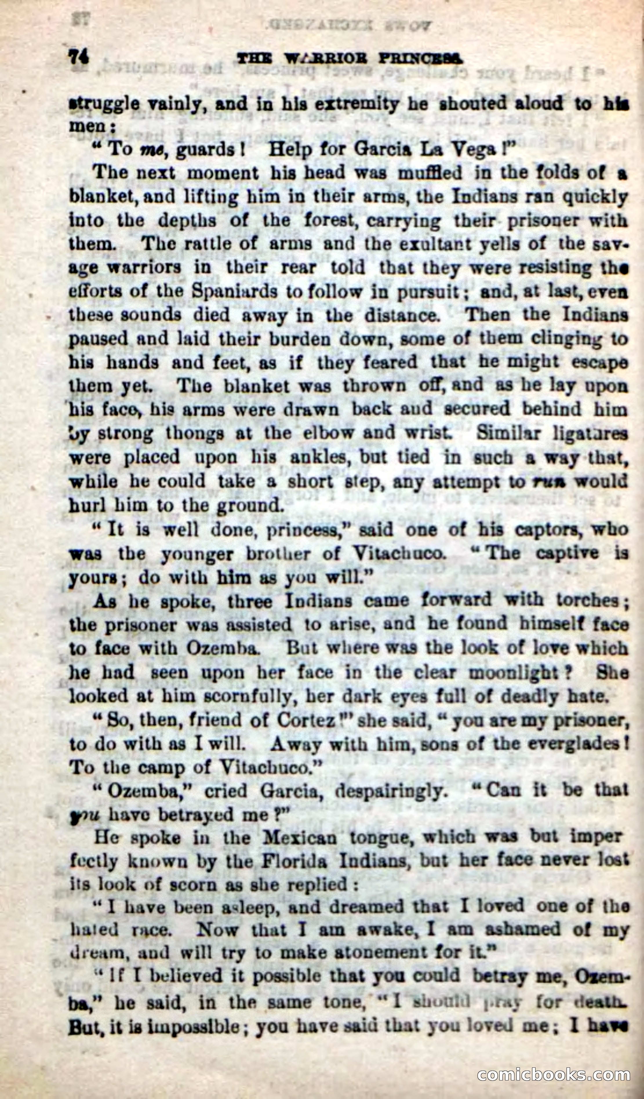 Beadle's New Dime Novels: The Warrior Princess — page 70 of 100