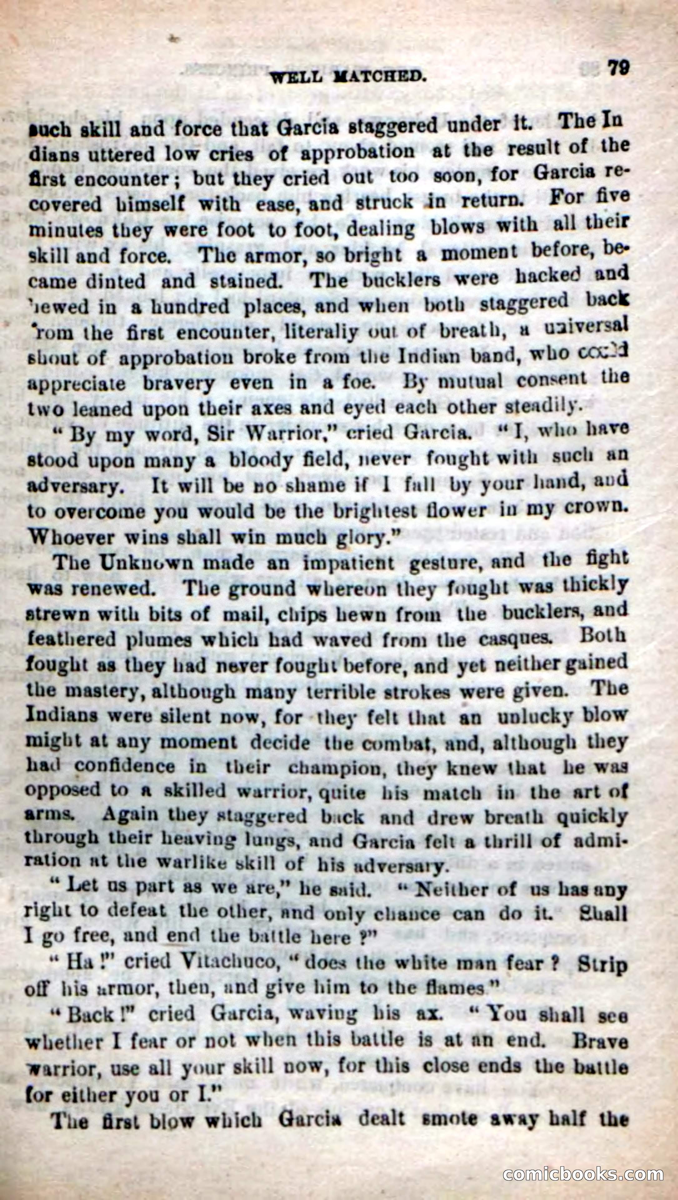 Beadle's New Dime Novels: The Warrior Princess — page 75 of 100