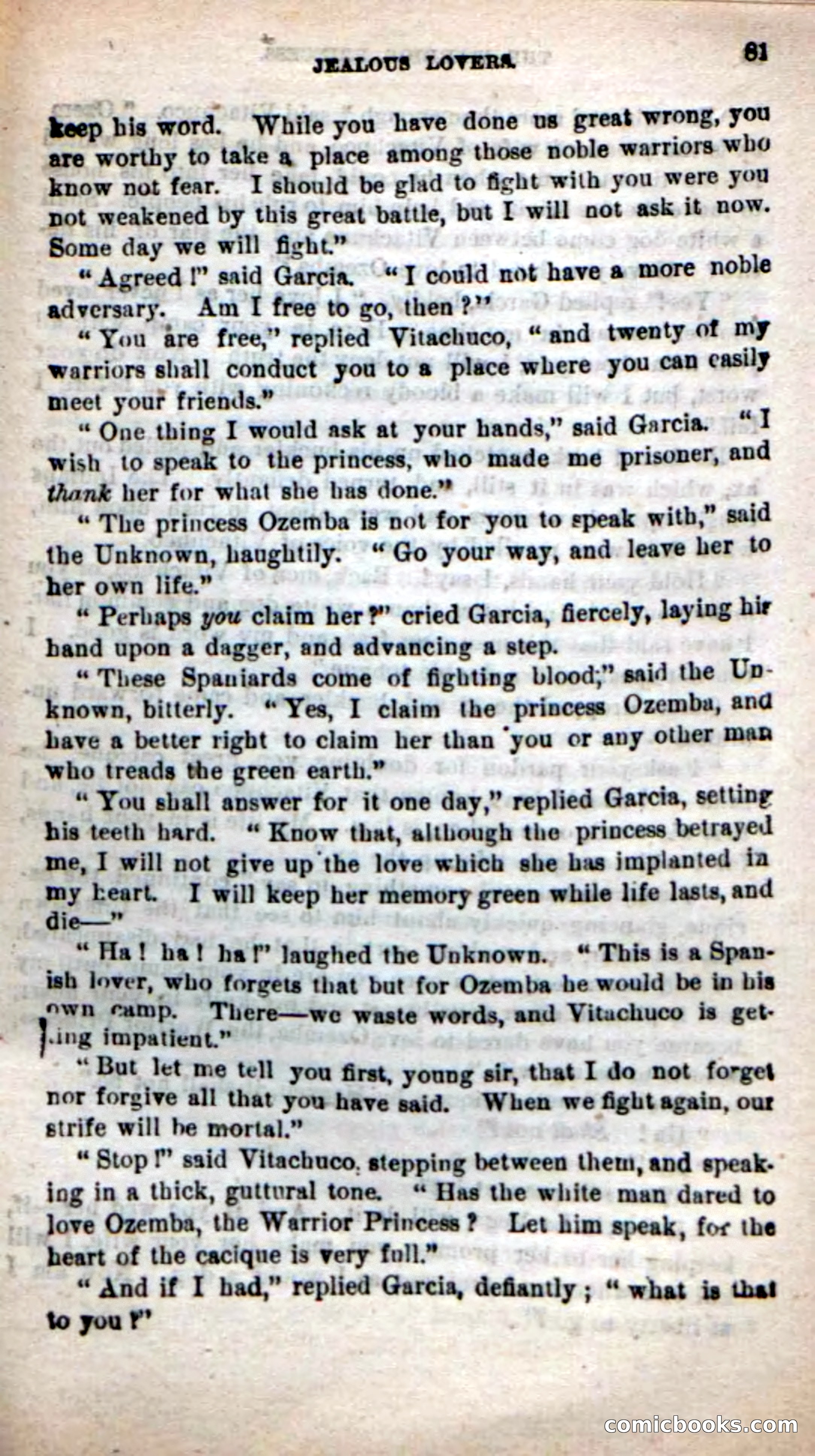 Beadle's New Dime Novels: The Warrior Princess — page 77 of 100