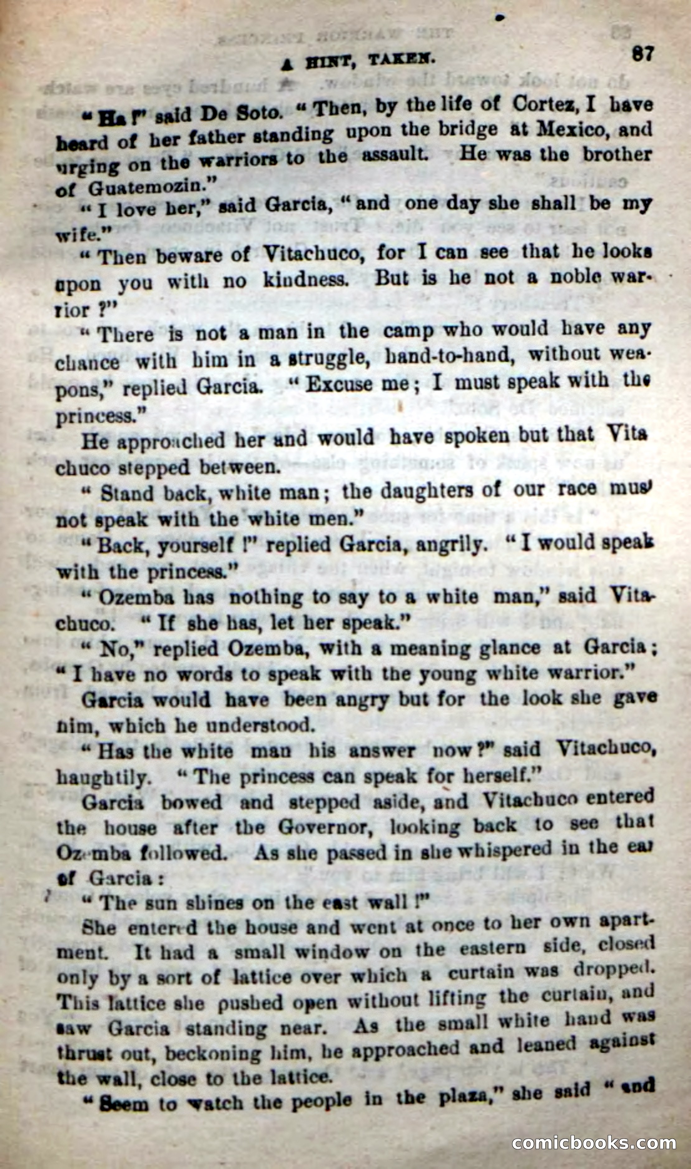 Beadle's New Dime Novels: The Warrior Princess — page 83 of 100