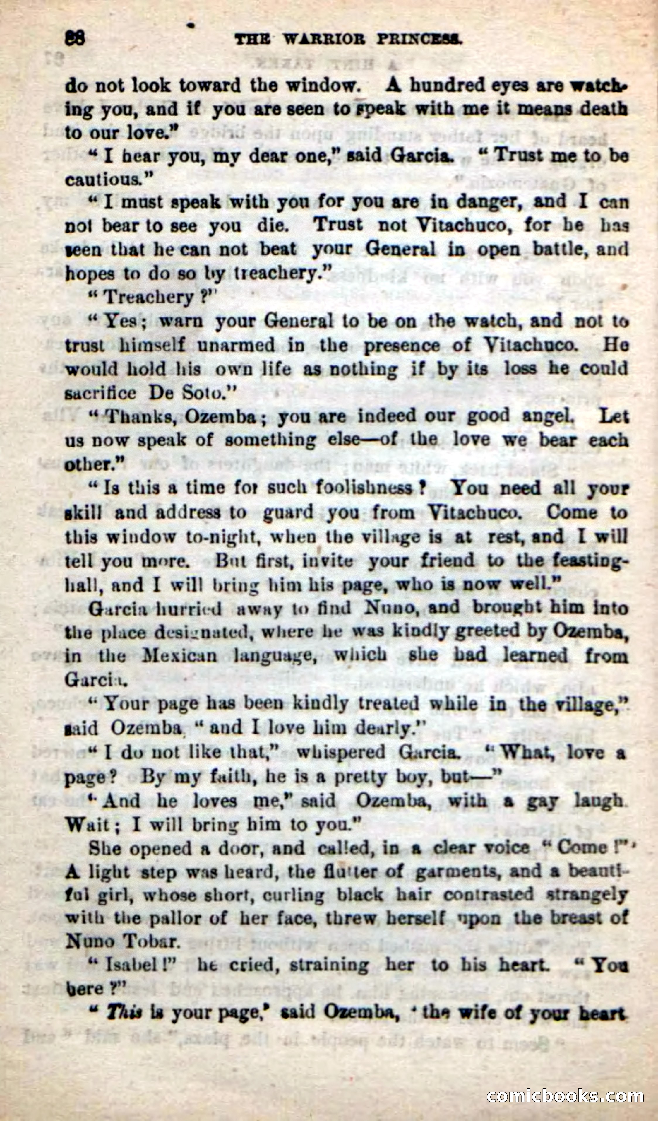 Beadle's New Dime Novels: The Warrior Princess — page 84 of 100