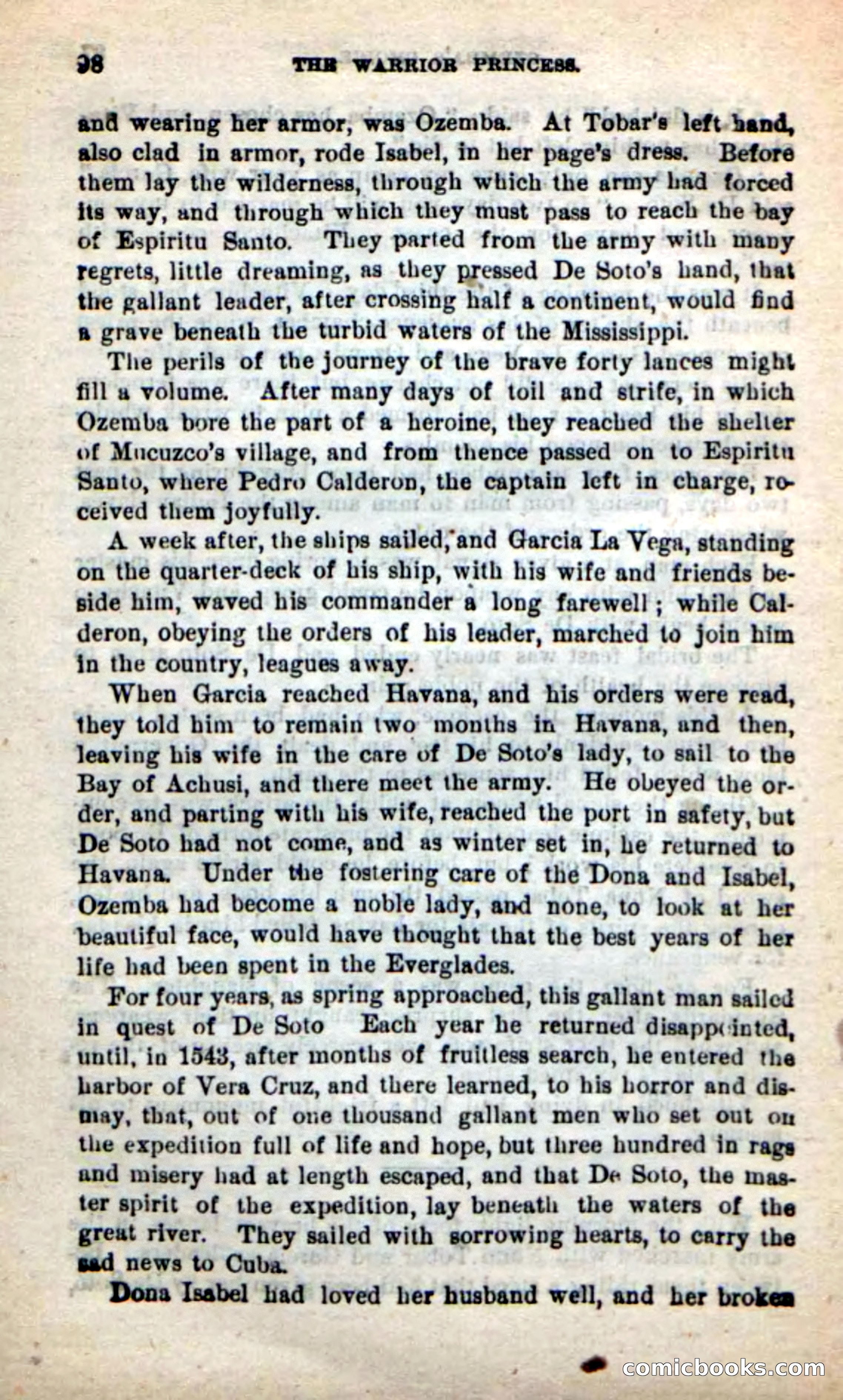 Beadle's New Dime Novels: The Warrior Princess — page 94 of 100