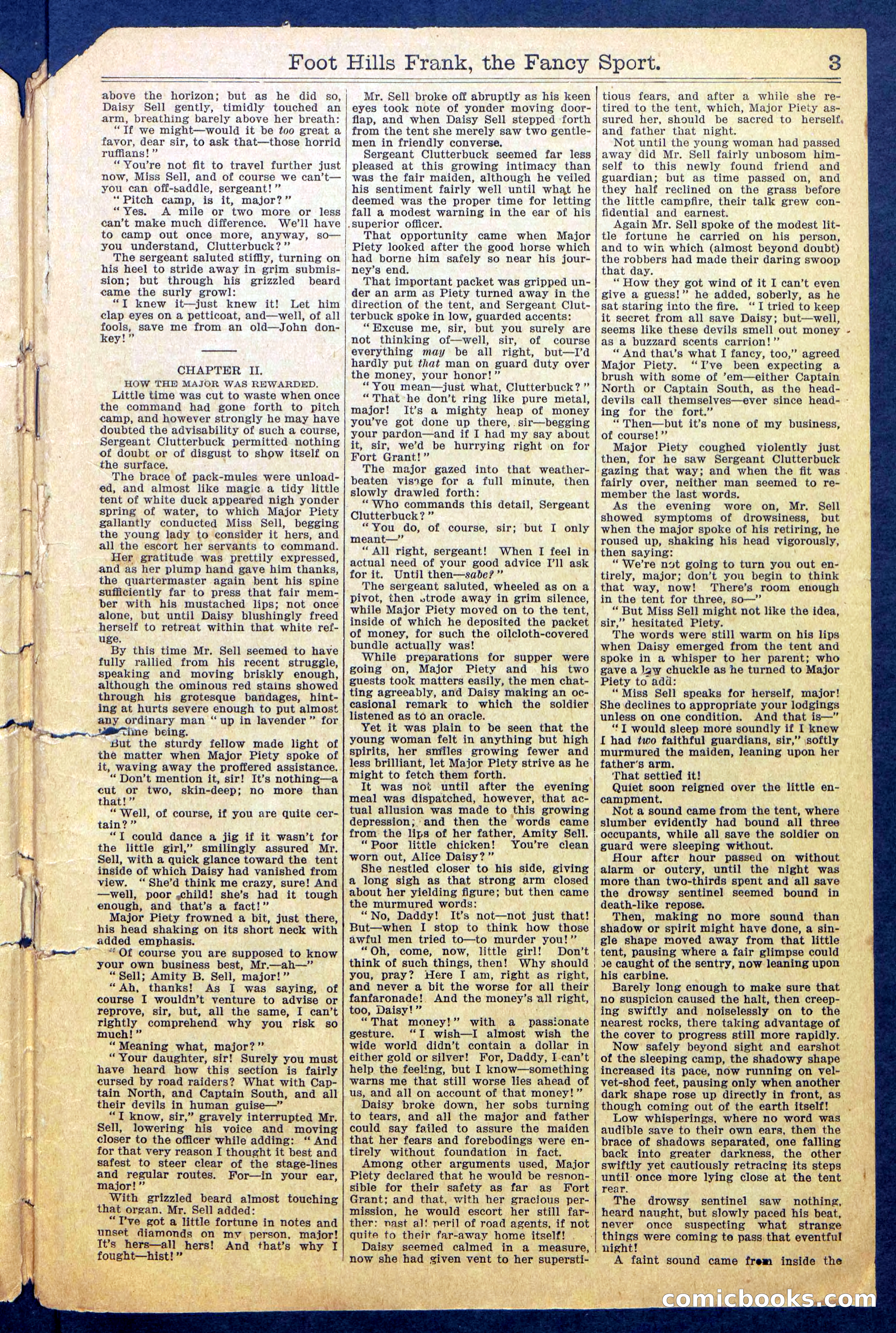 Foot-Hills Frank; or, The Rivals of the Road — page 5 of 36