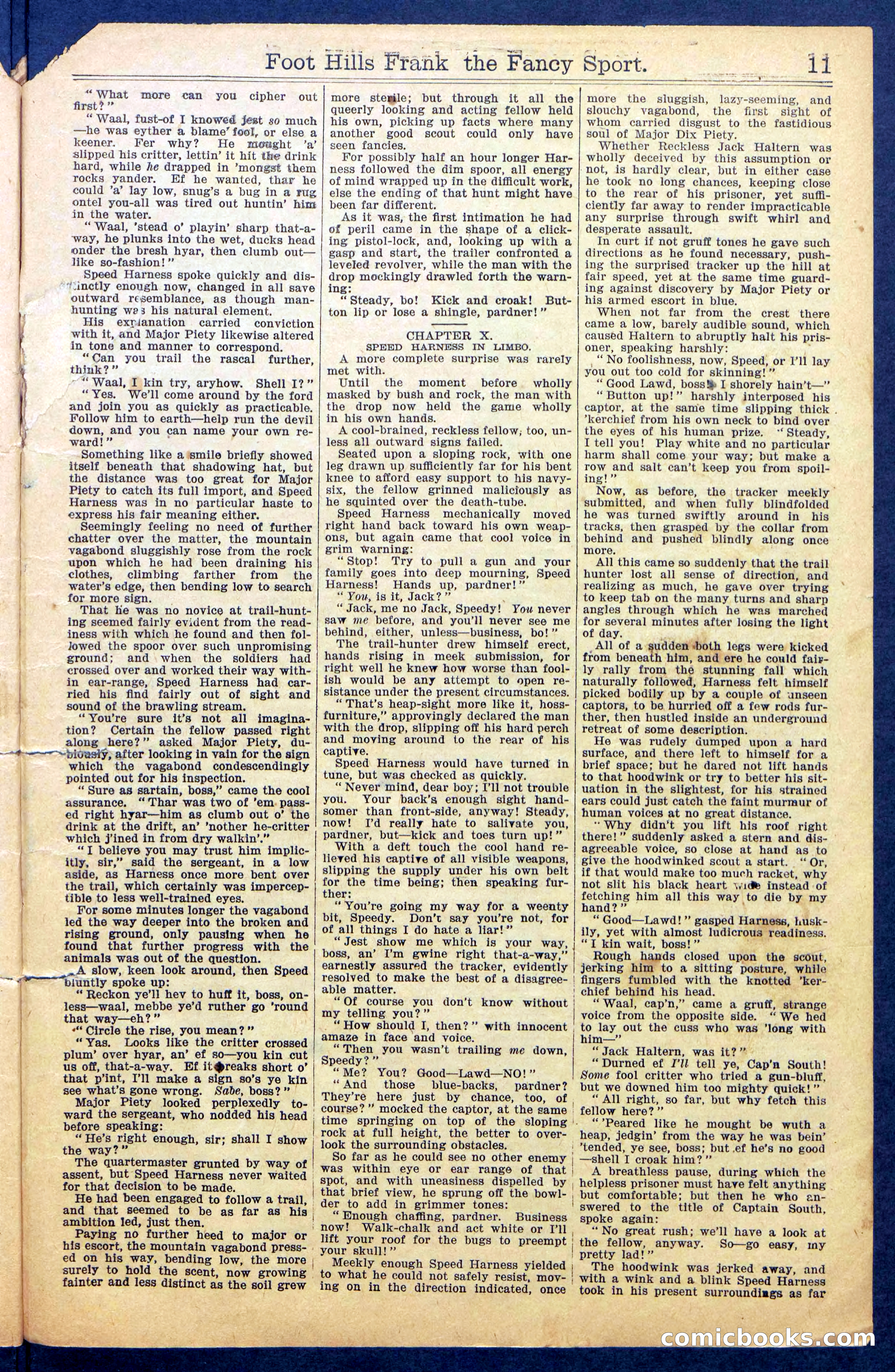 Foot-Hills Frank; or, The Rivals of the Road — page 13 of 36