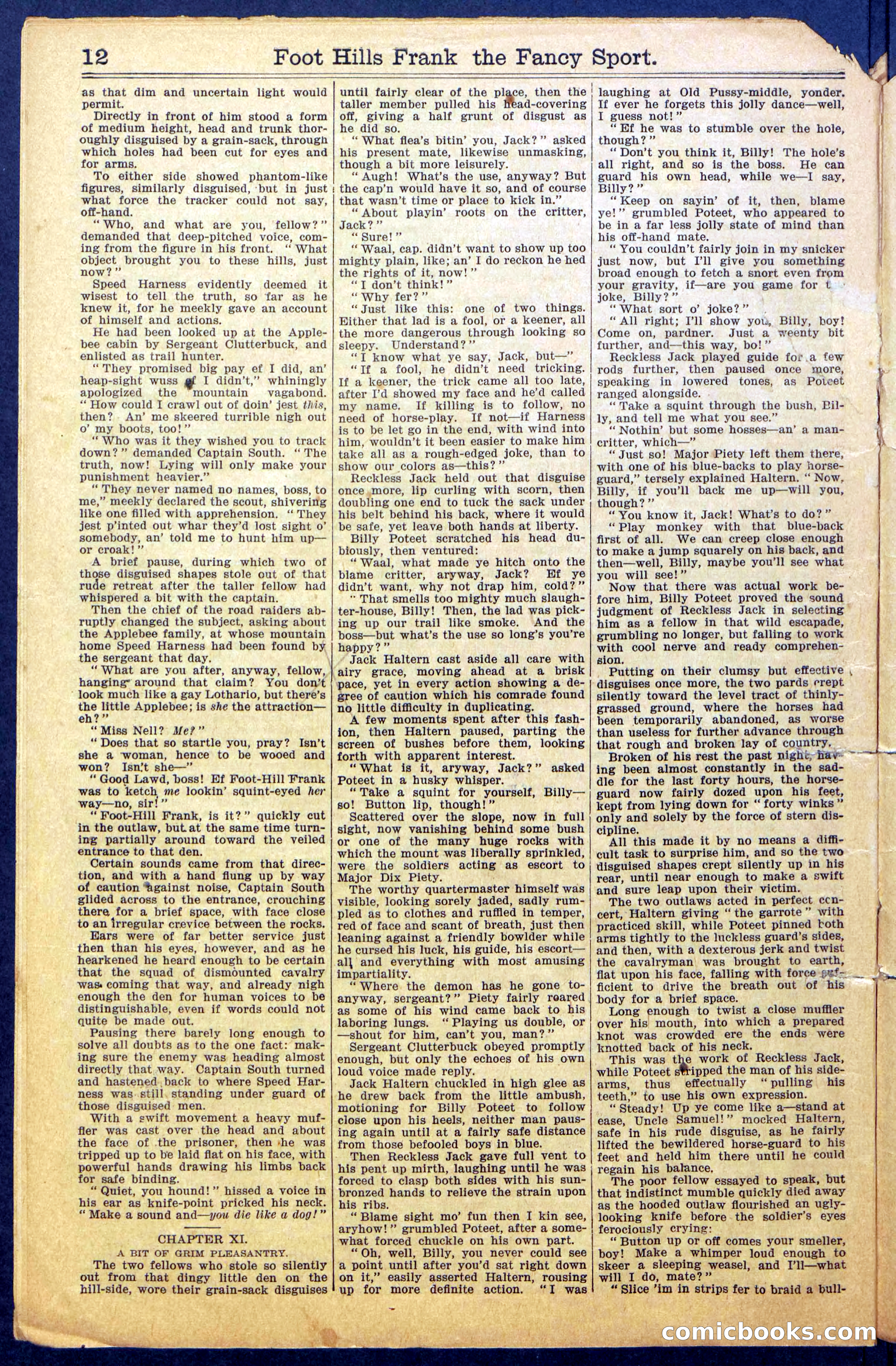 Foot-Hills Frank; or, The Rivals of the Road — page 14 of 36