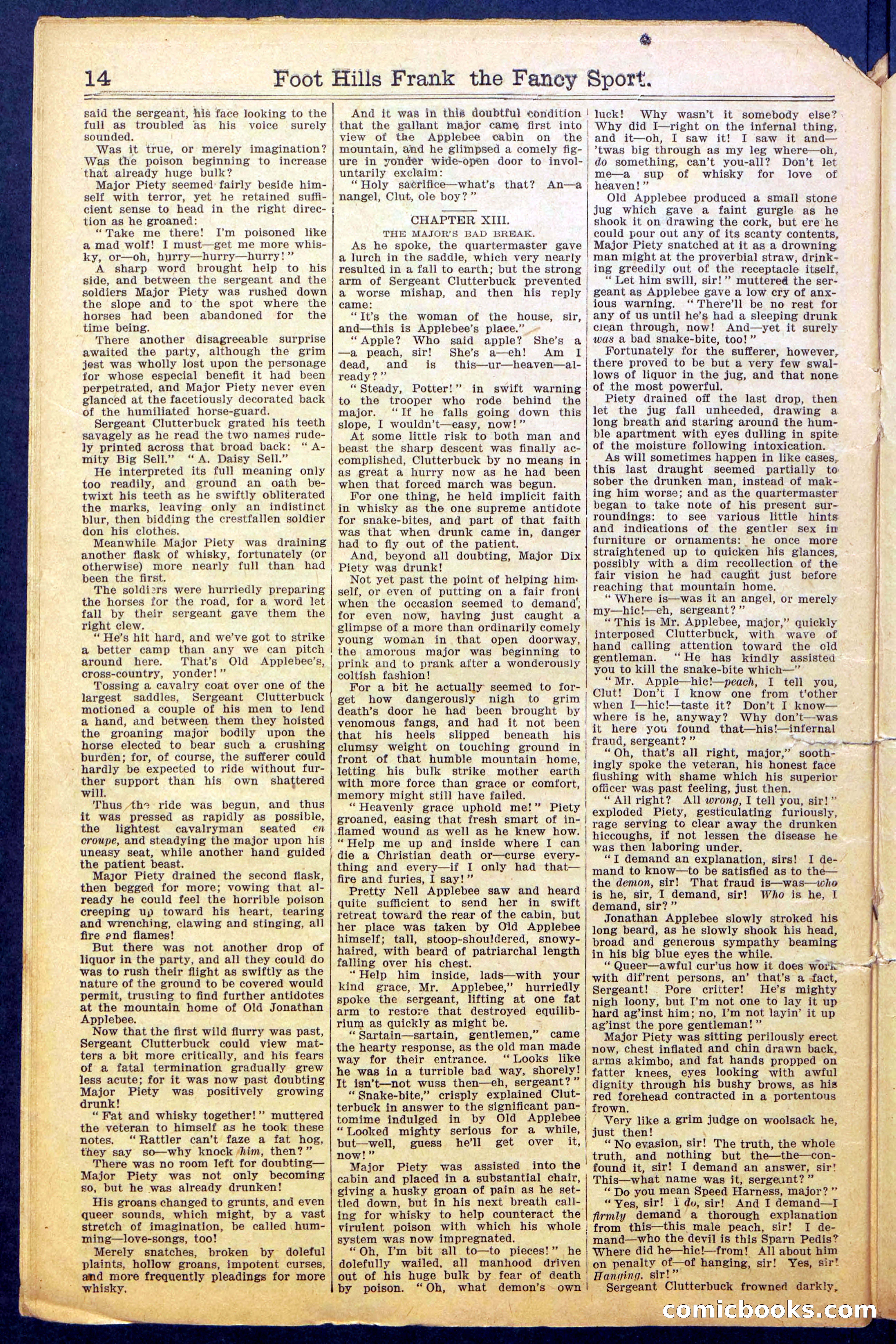 Foot-Hills Frank; or, The Rivals of the Road — page 16 of 36