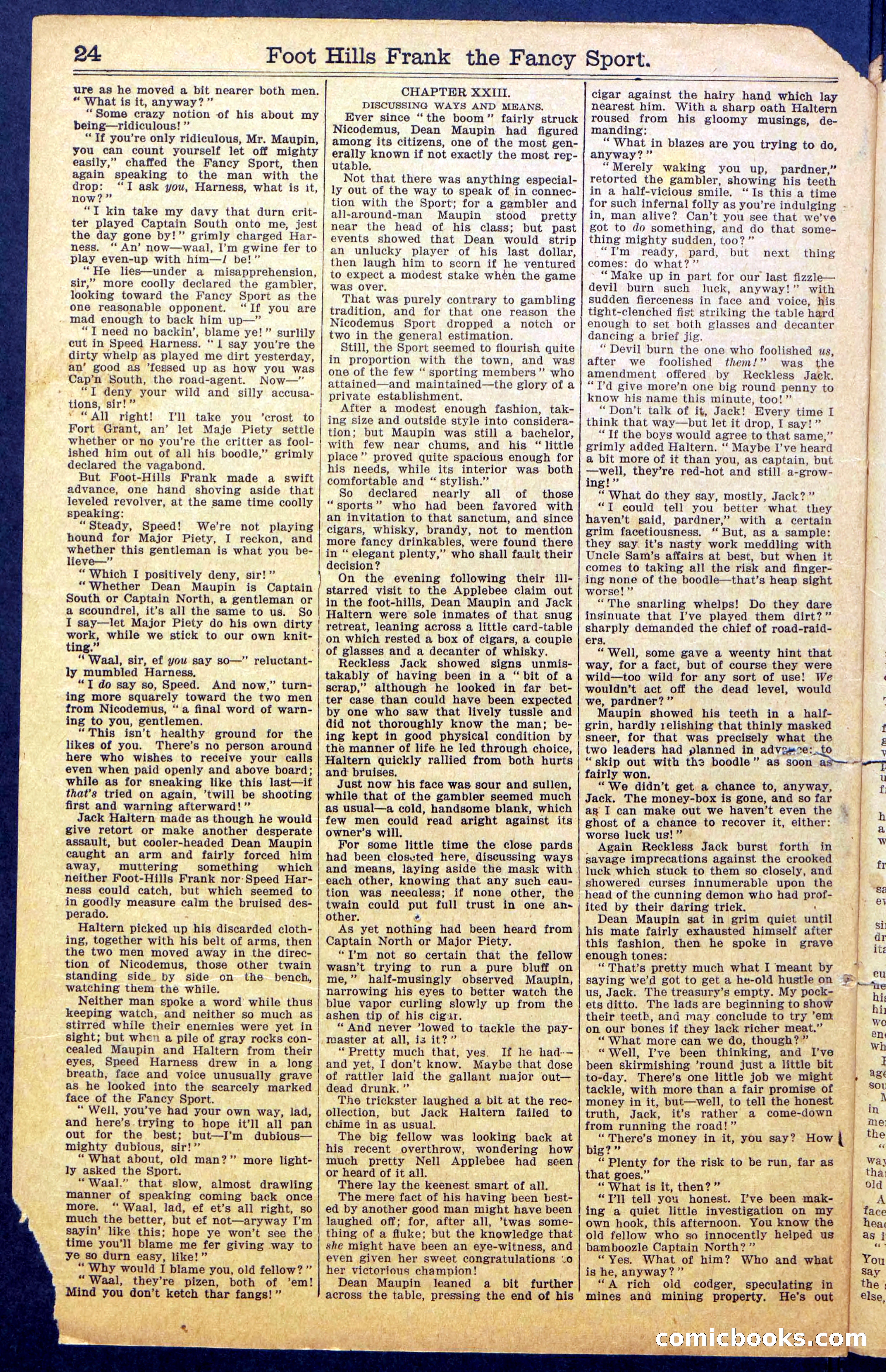 Foot-Hills Frank; or, The Rivals of the Road — page 26 of 36