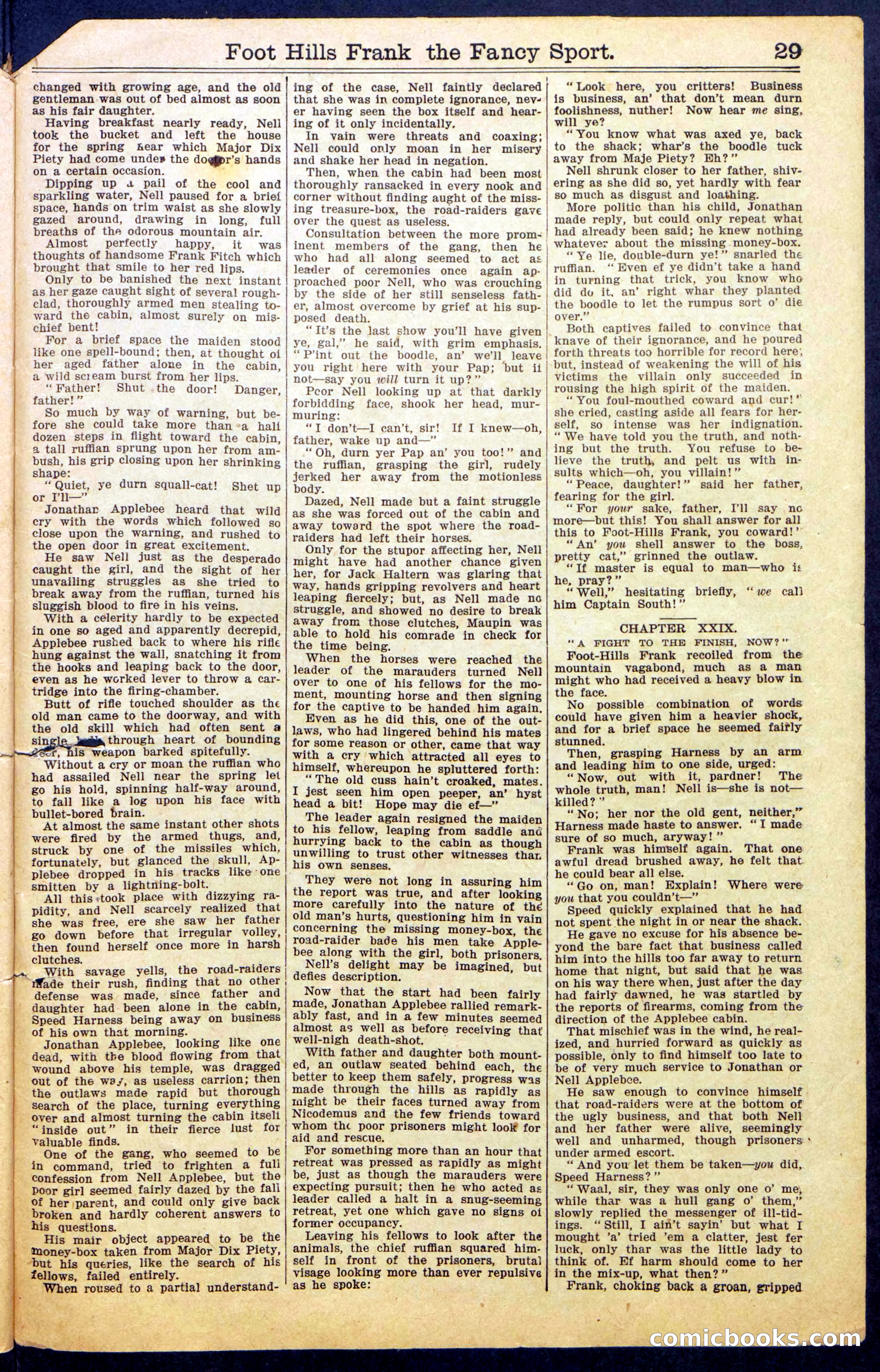Foot-Hills Frank; or, The Rivals of the Road — page 31 of 36