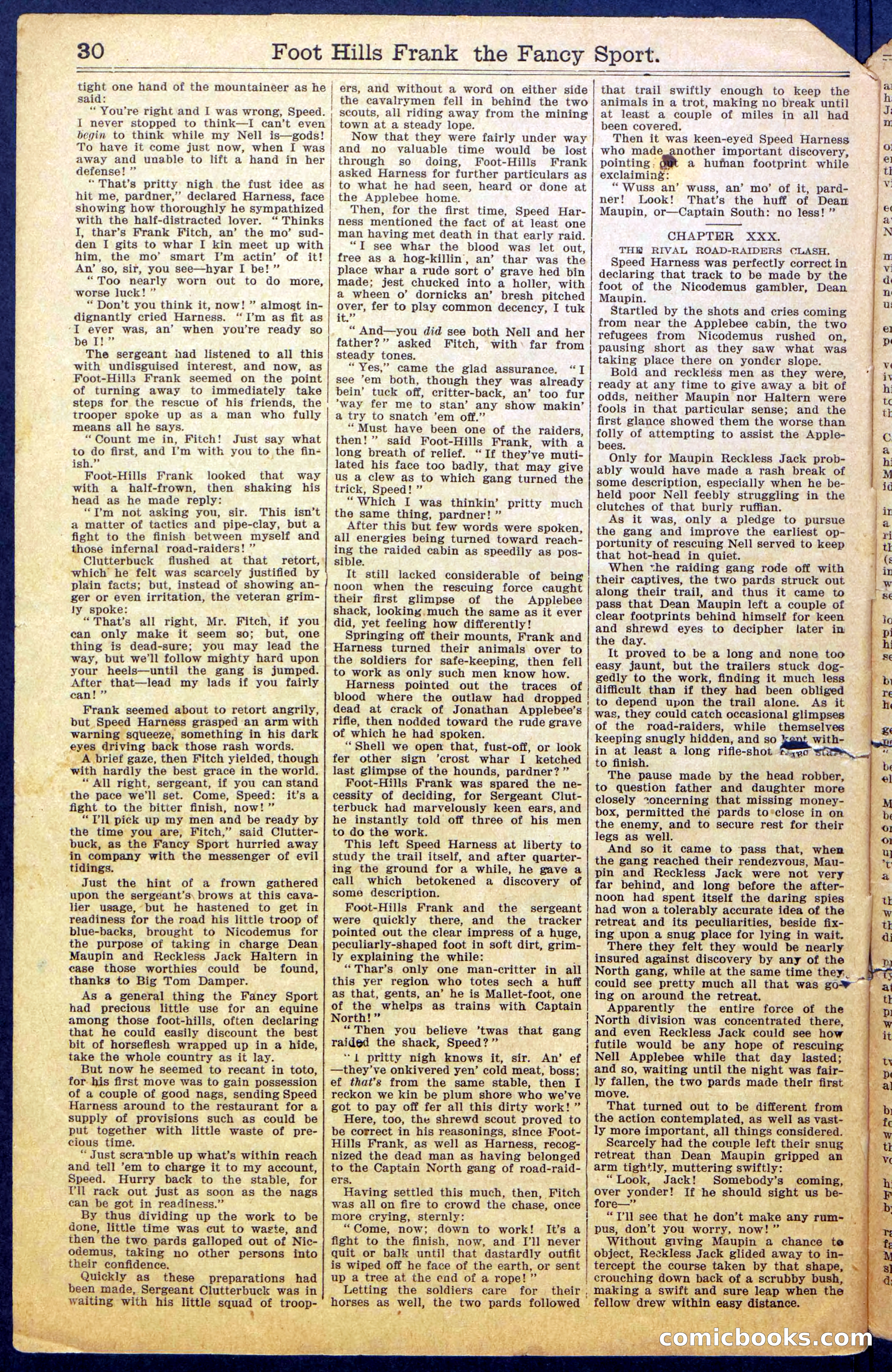 Foot-Hills Frank; or, The Rivals of the Road — page 32 of 36