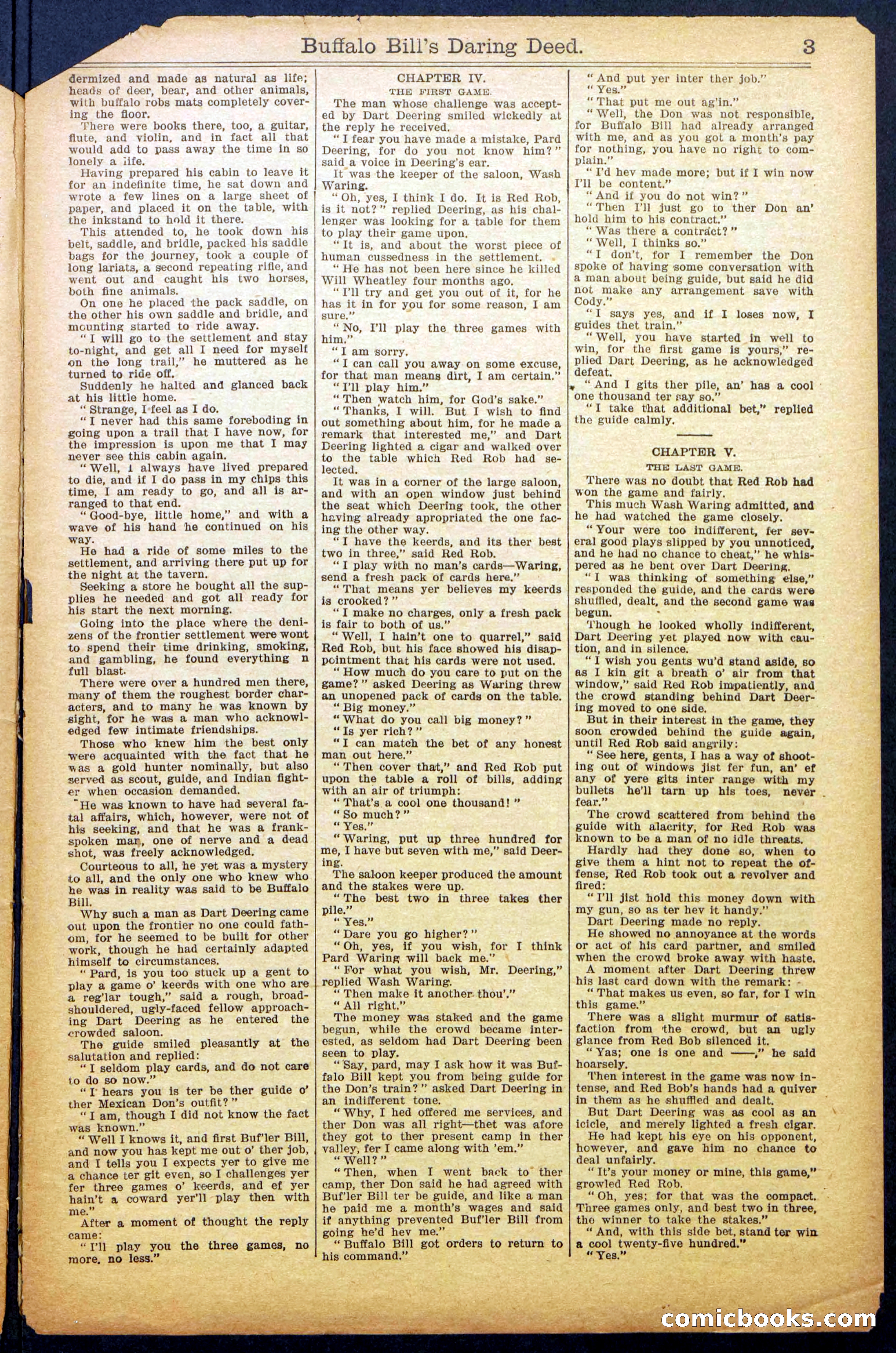 Buffalo Bill's Daring Deed; or, The Scourge of the Cold Rail — page 5 of 36