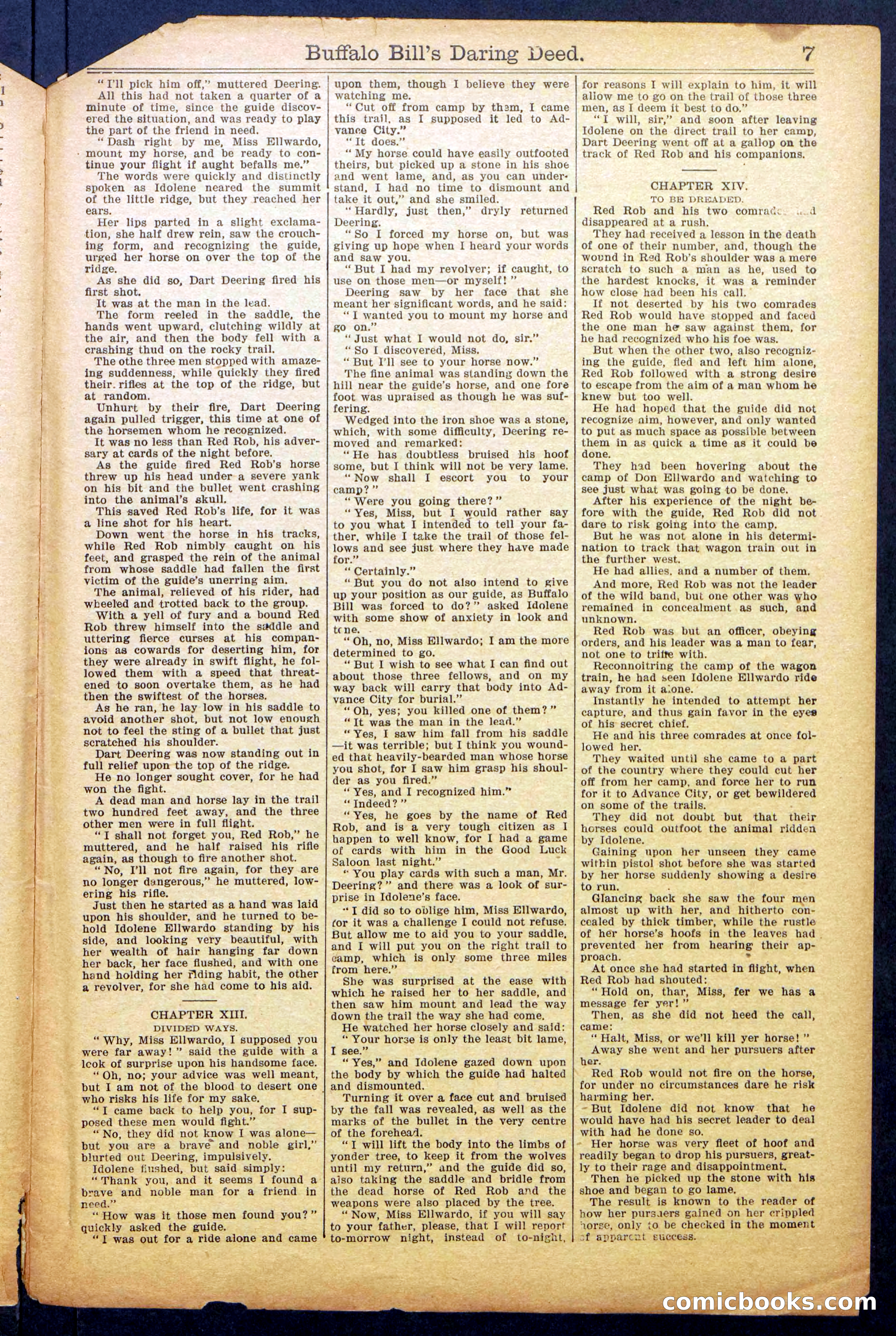 Buffalo Bill's Daring Deed; or, The Scourge of the Cold Rail — page 9 of 36