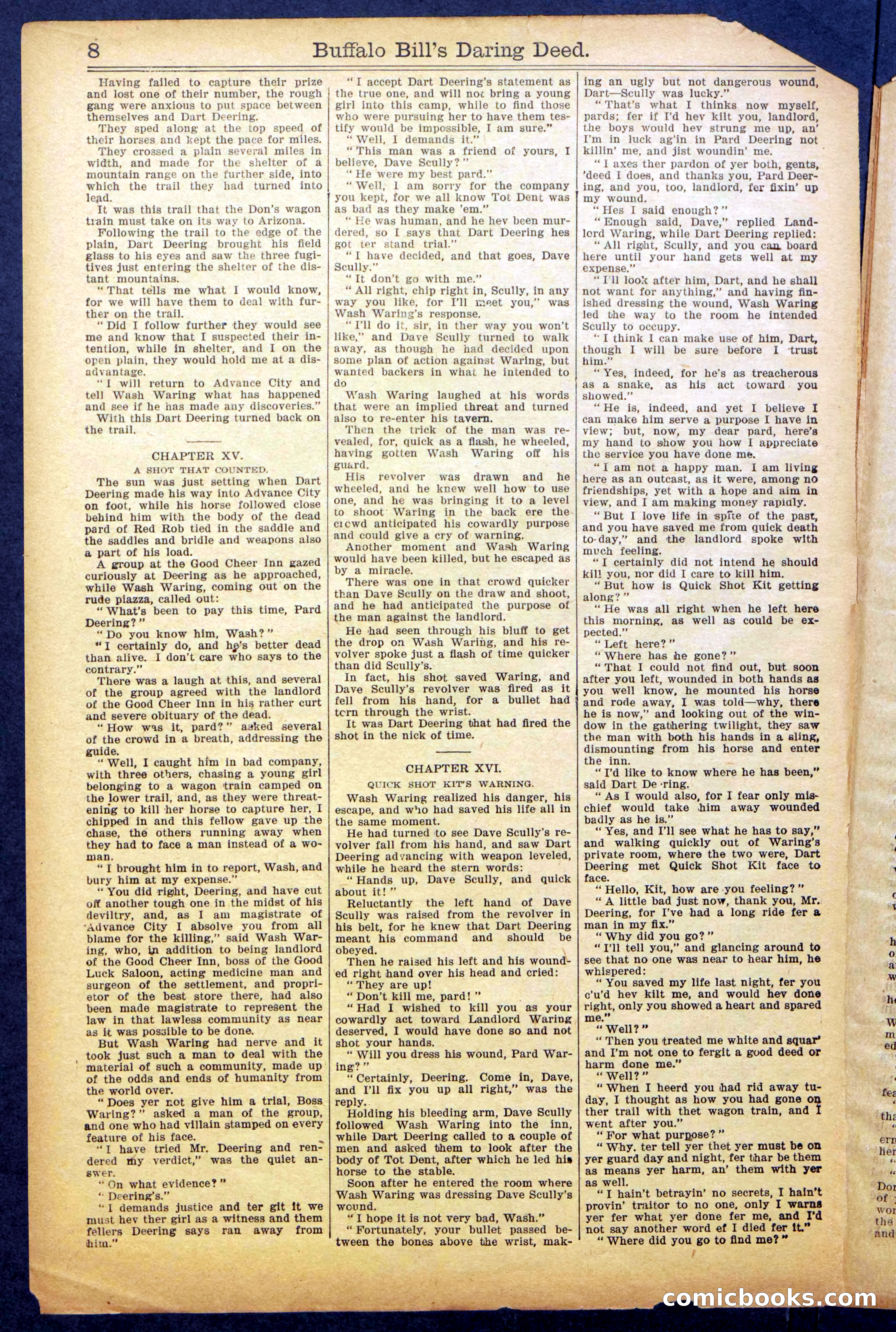 Buffalo Bill's Daring Deed; or, The Scourge of the Cold Rail — page 10 of 36