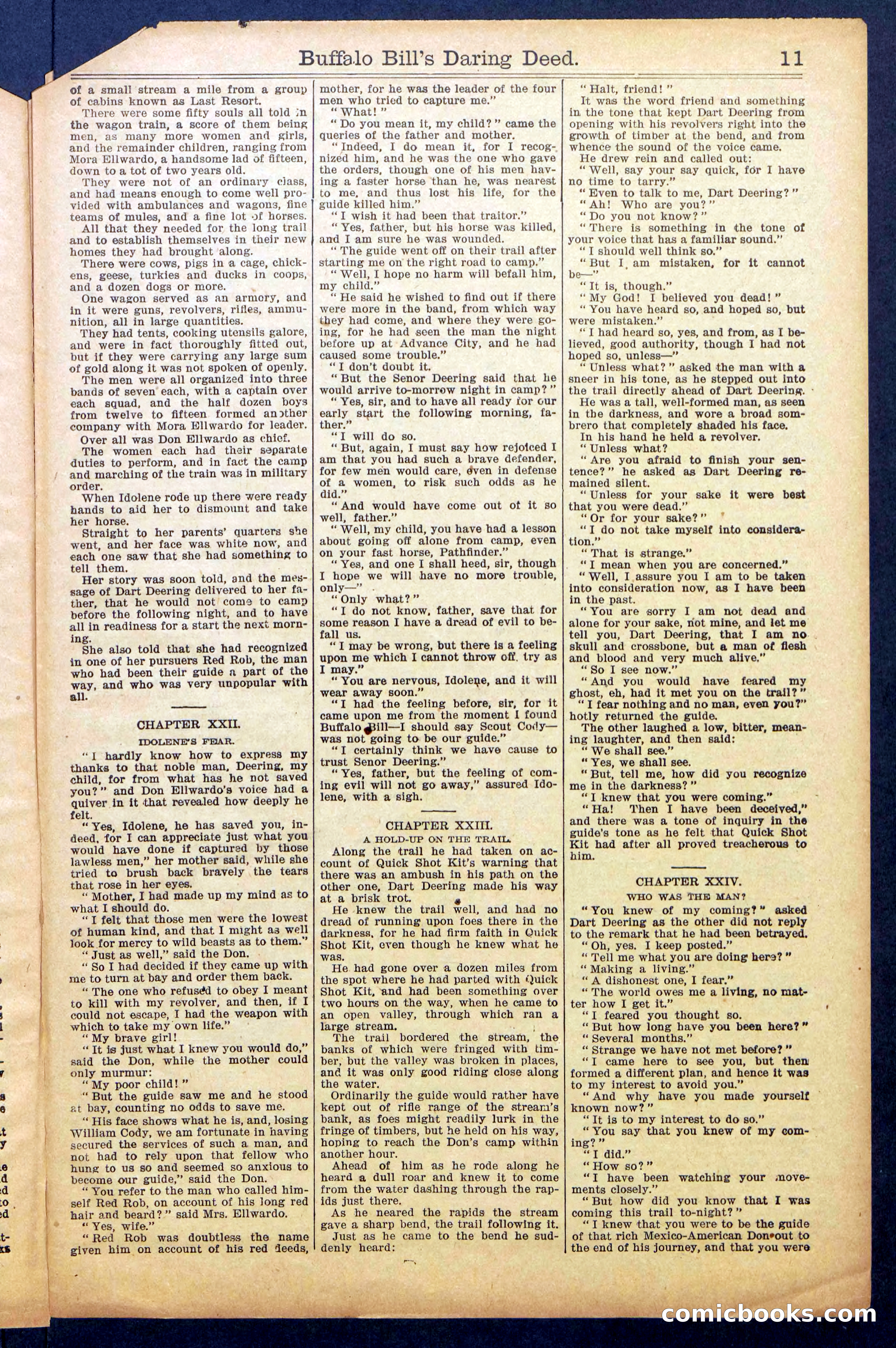 Buffalo Bill's Daring Deed; or, The Scourge of the Cold Rail — page 13 of 36