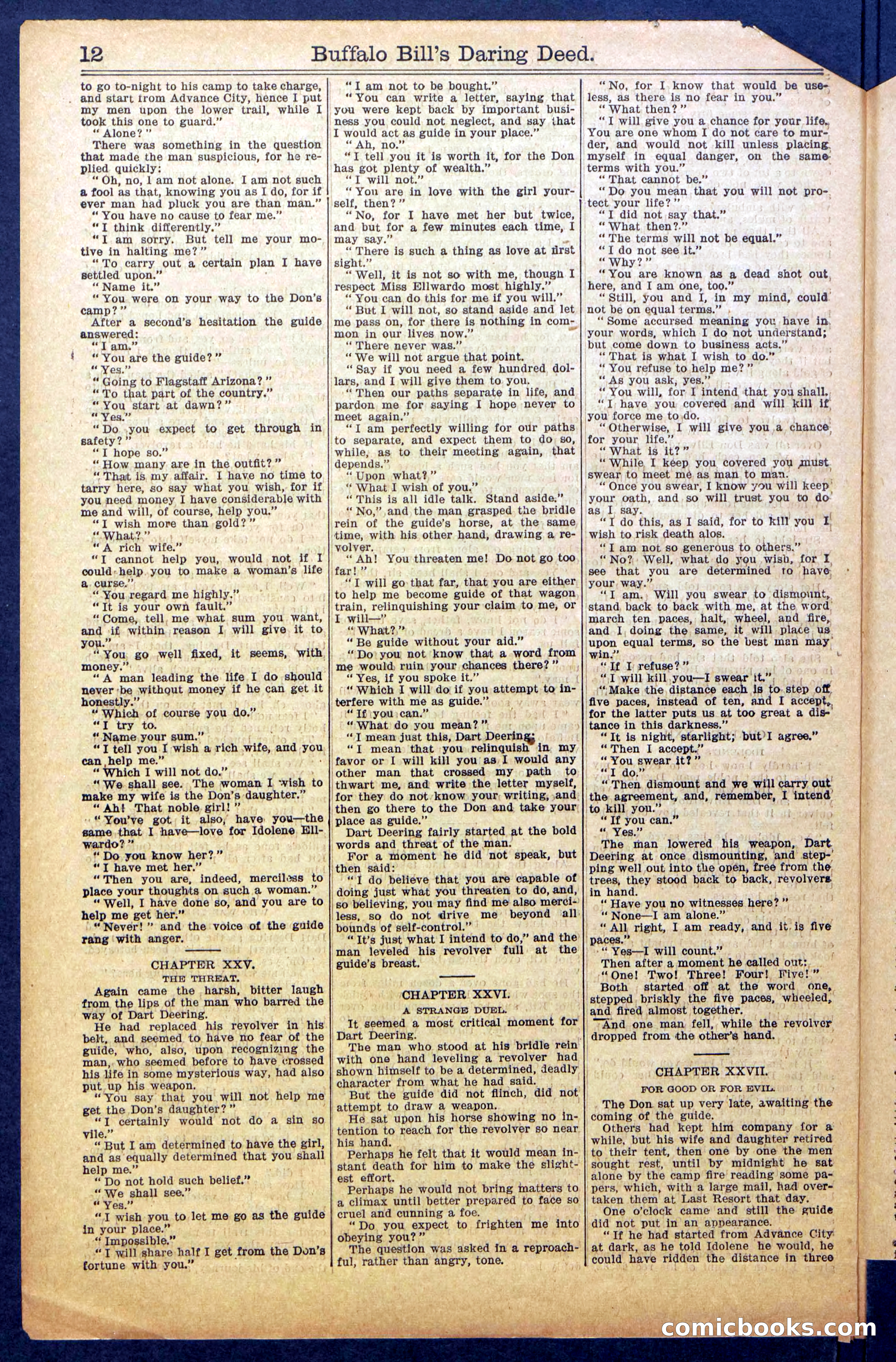 Buffalo Bill's Daring Deed; or, The Scourge of the Cold Rail — page 14 of 36