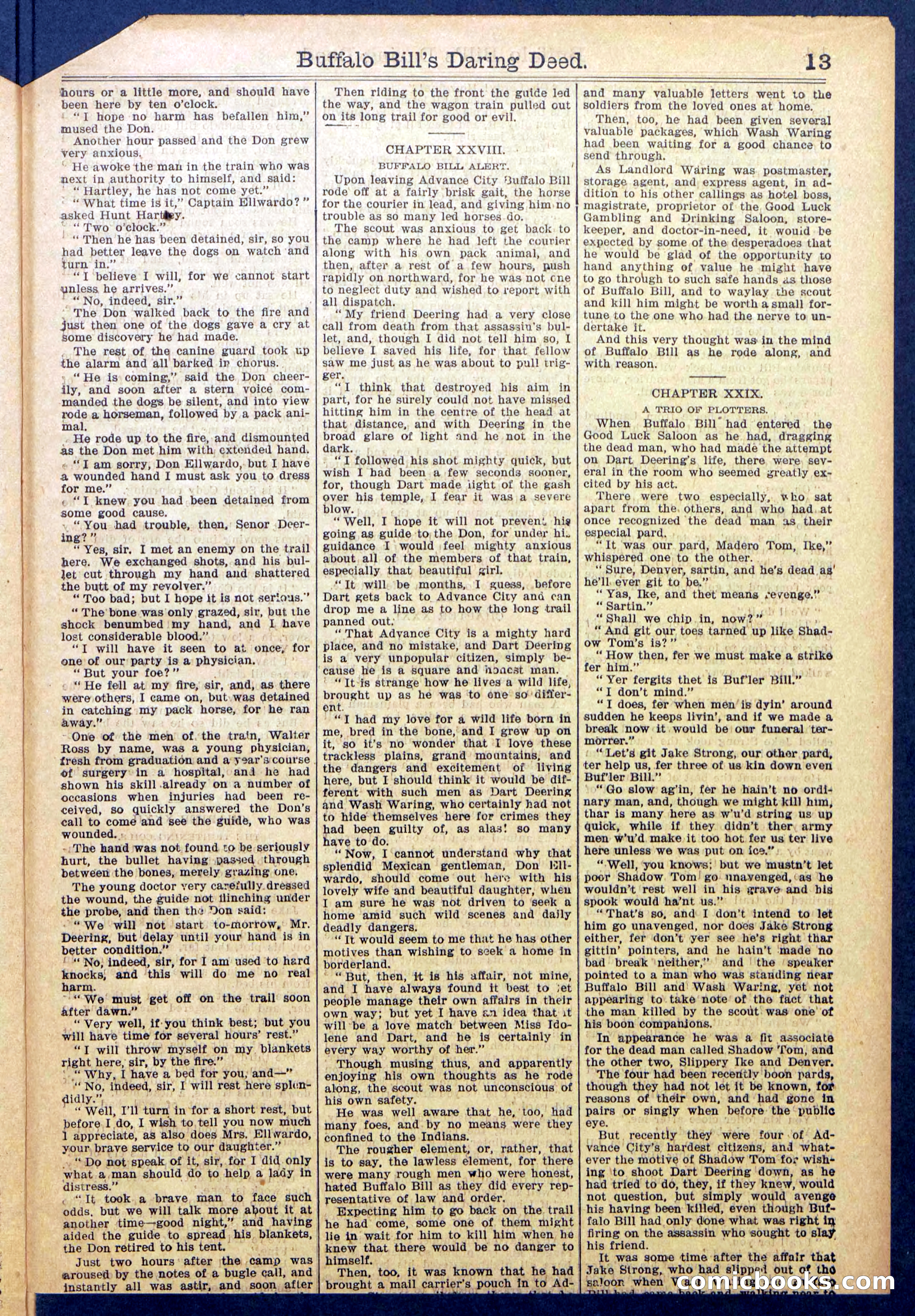 Buffalo Bill's Daring Deed; or, The Scourge of the Cold Rail — page 15 of 36