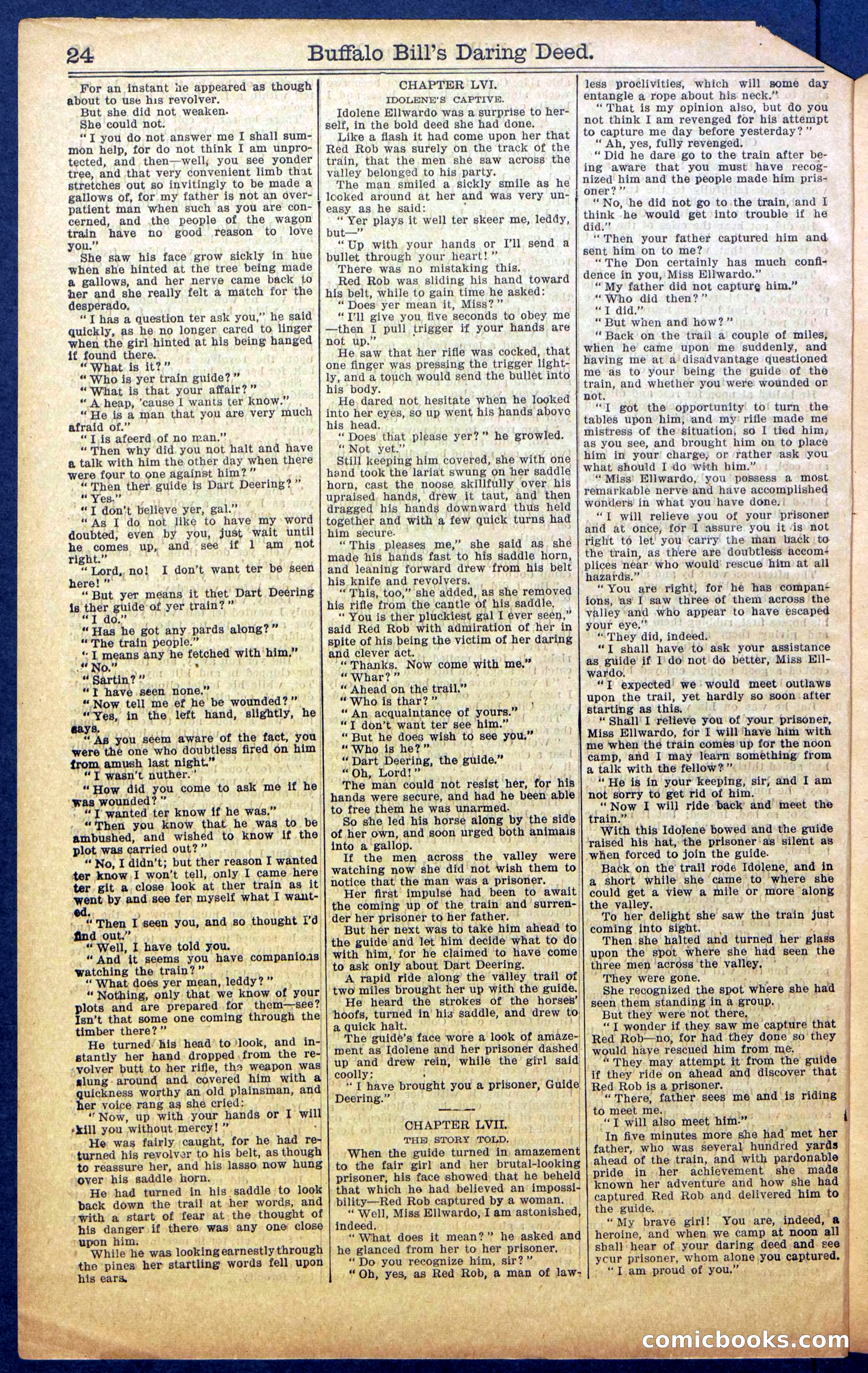 Buffalo Bill's Daring Deed; or, The Scourge of the Cold Rail — page 26 of 36