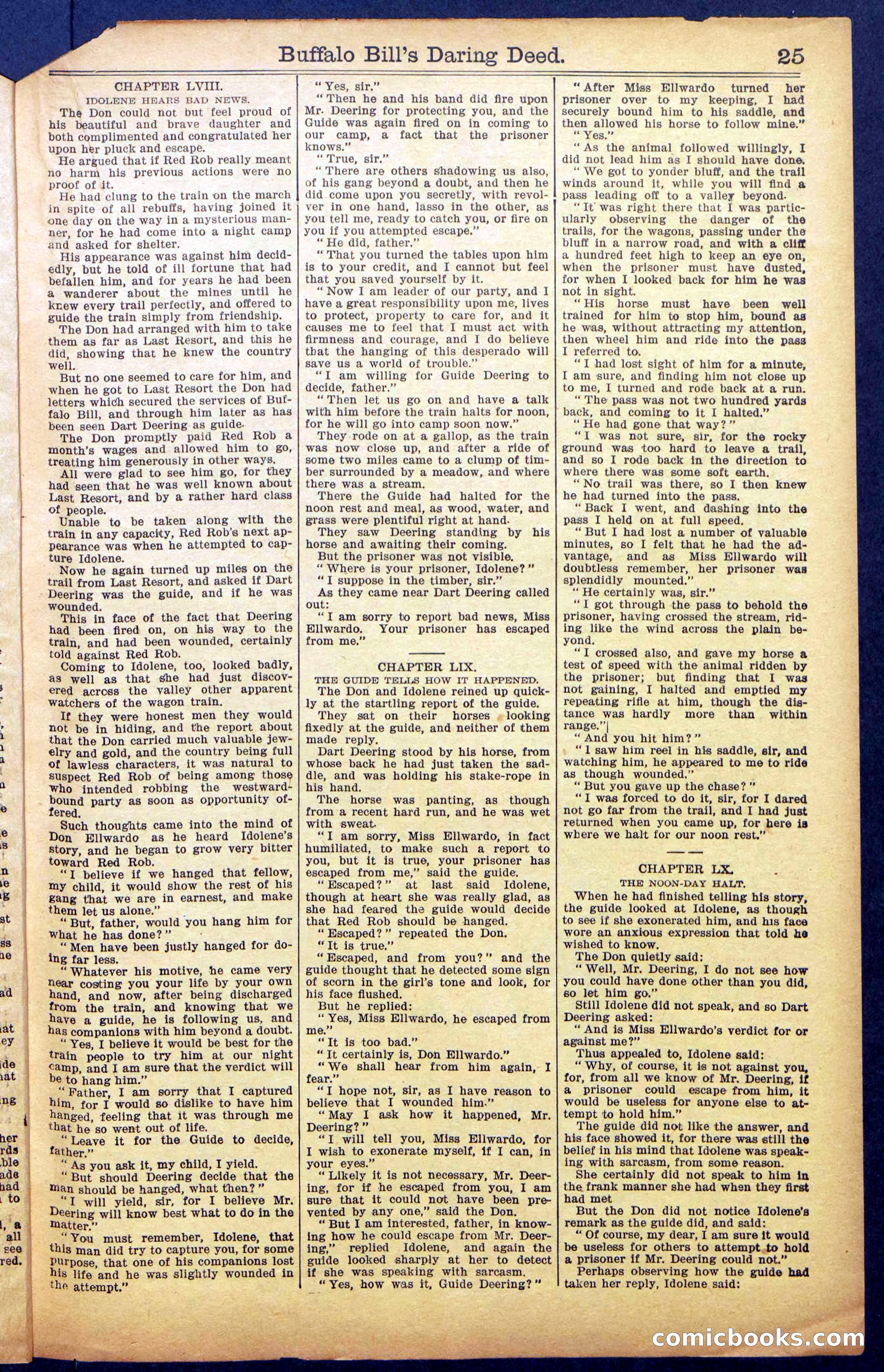Buffalo Bill's Daring Deed; or, The Scourge of the Cold Rail — page 27 of 36