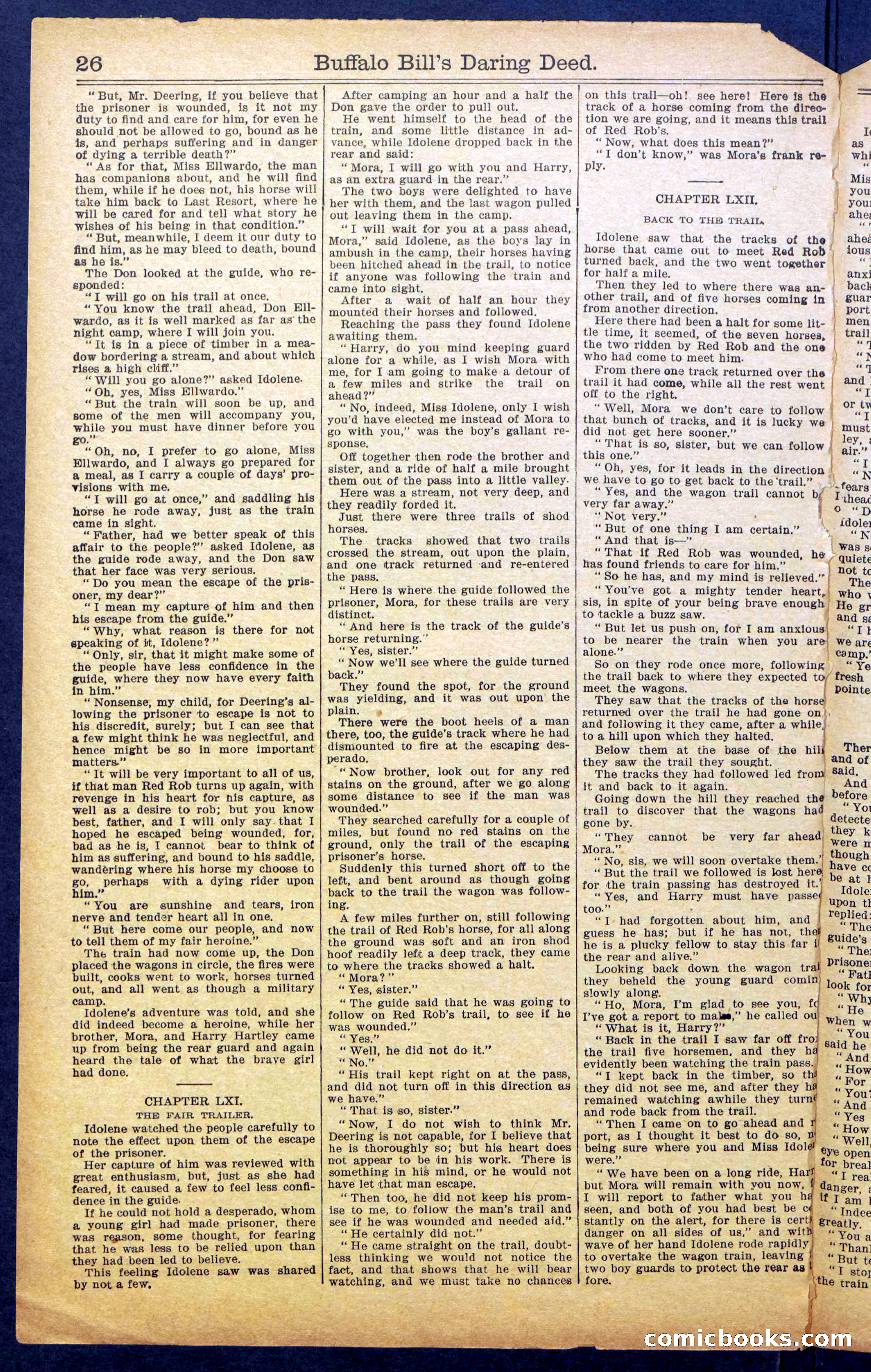 Buffalo Bill's Daring Deed; or, The Scourge of the Cold Rail — page 28 of 36