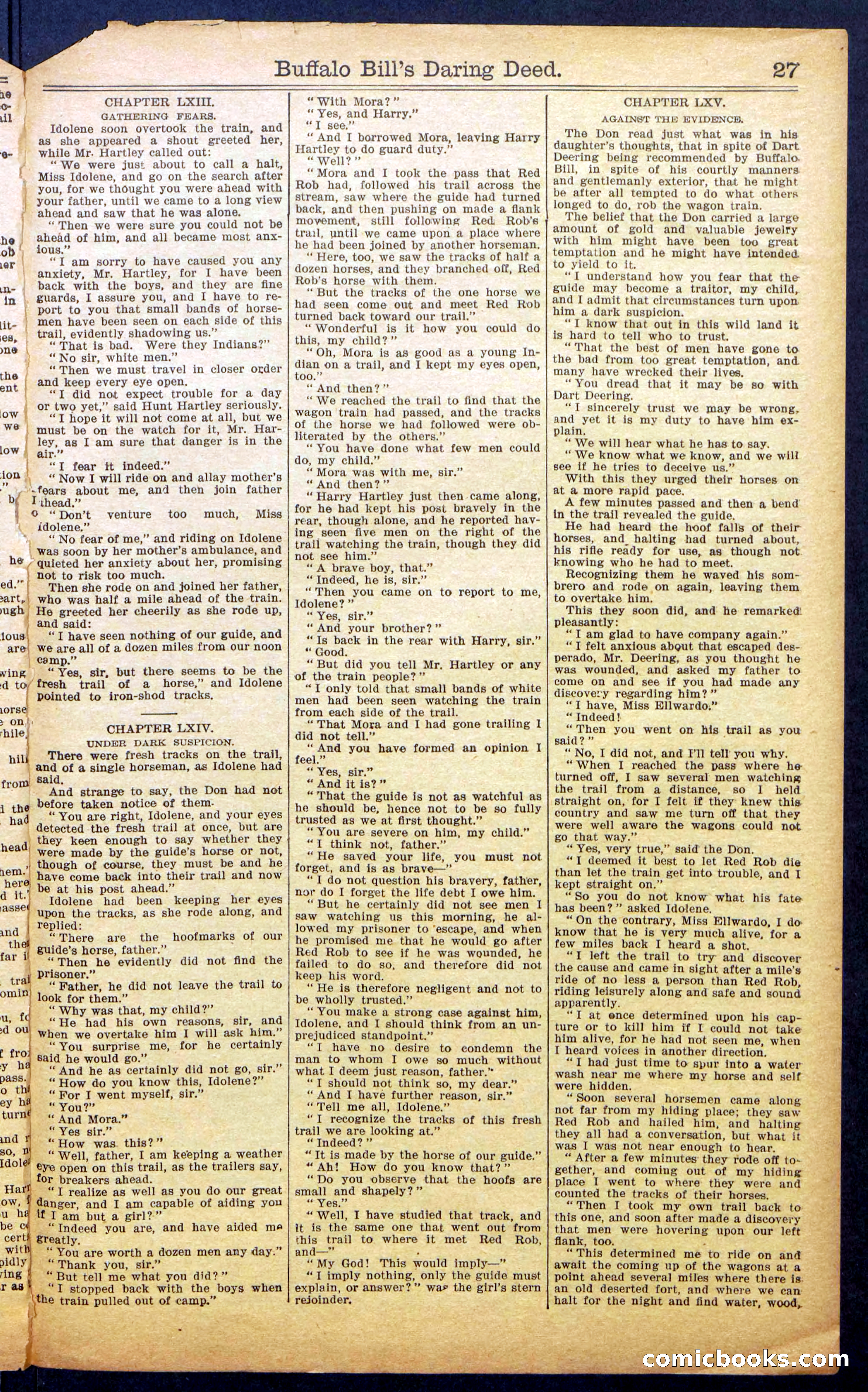 Buffalo Bill's Daring Deed; or, The Scourge of the Cold Rail — page 29 of 36