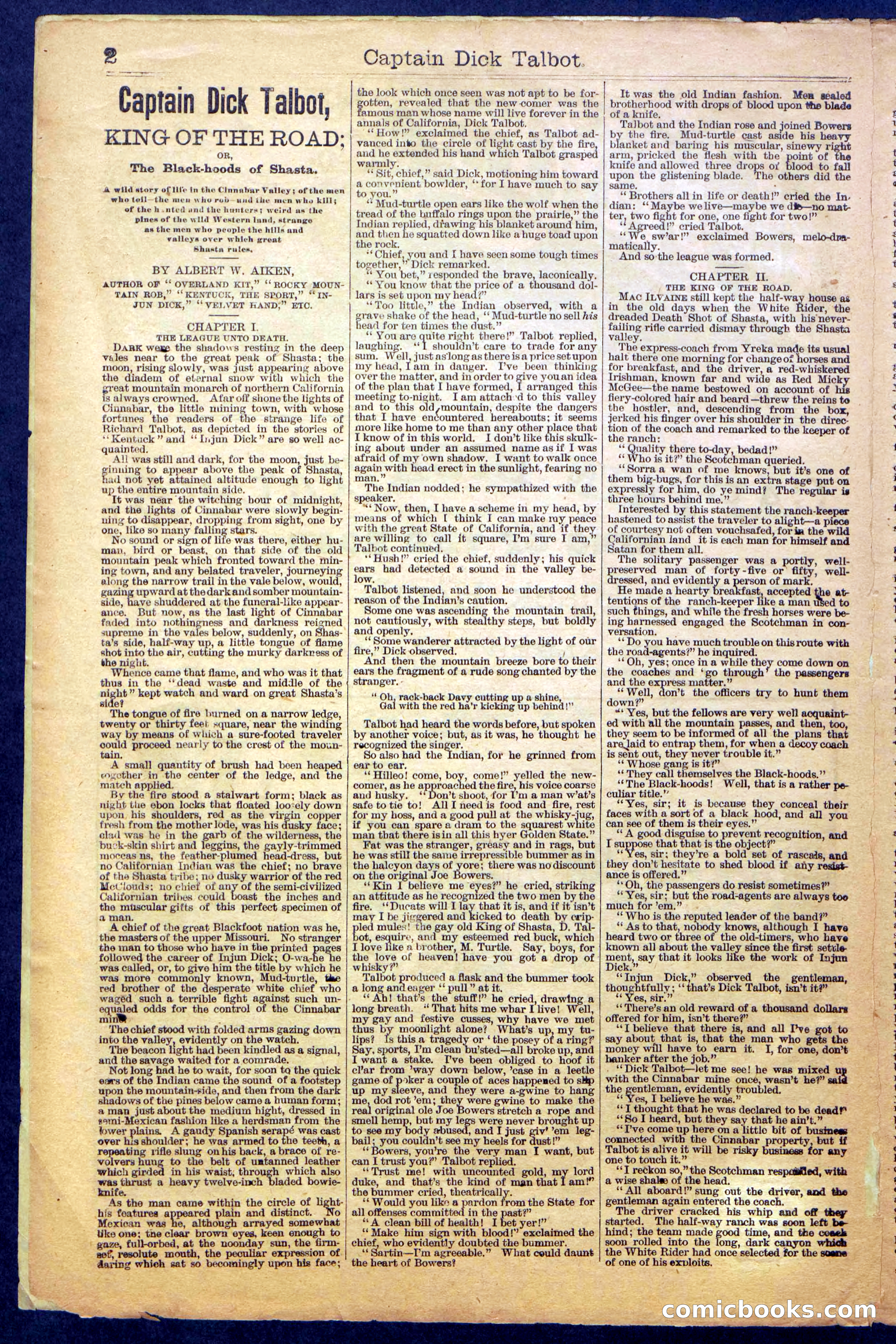 Captain Dick Talbot, King of the Road — page 4 of 36