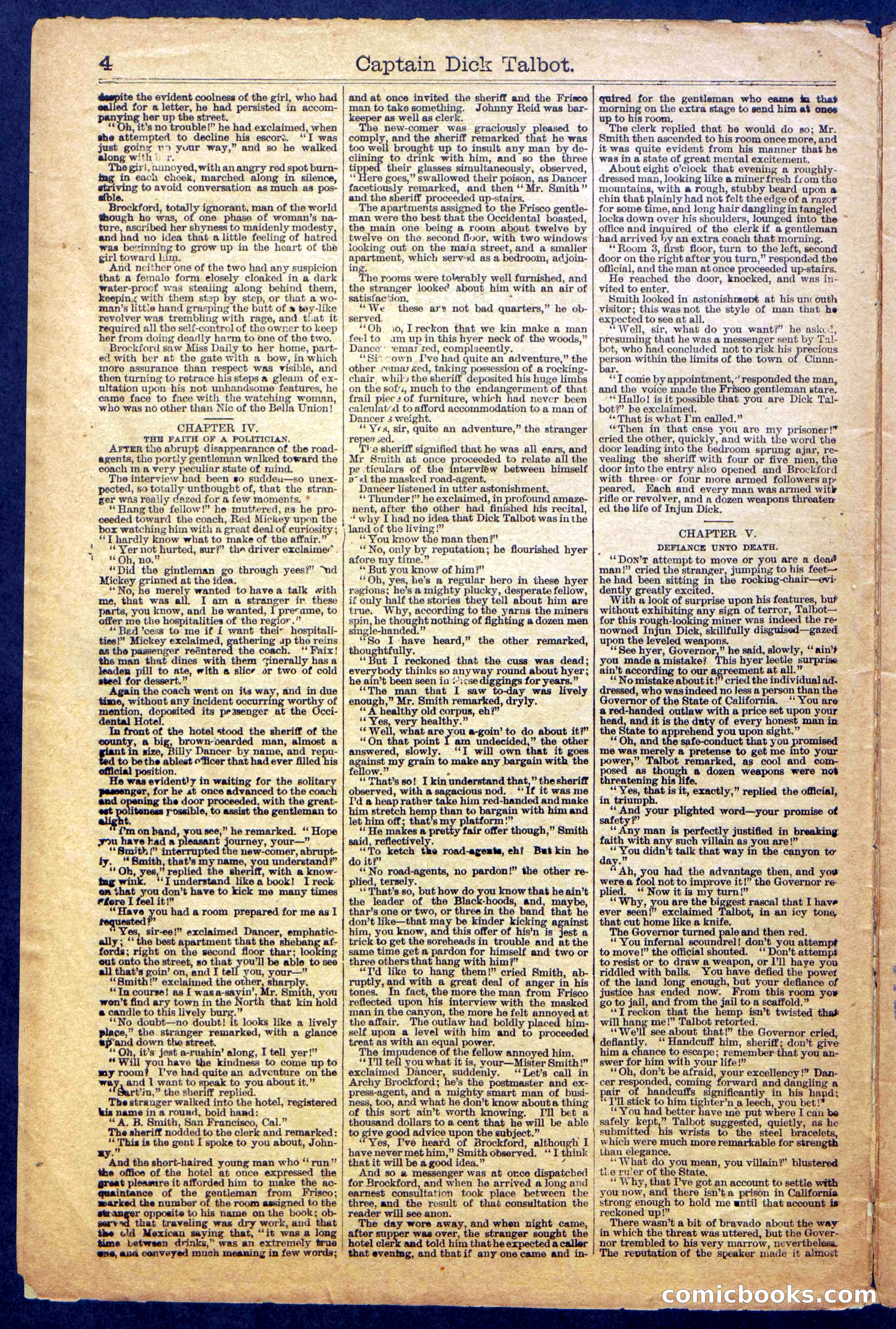 Captain Dick Talbot, King of the Road — page 6 of 36