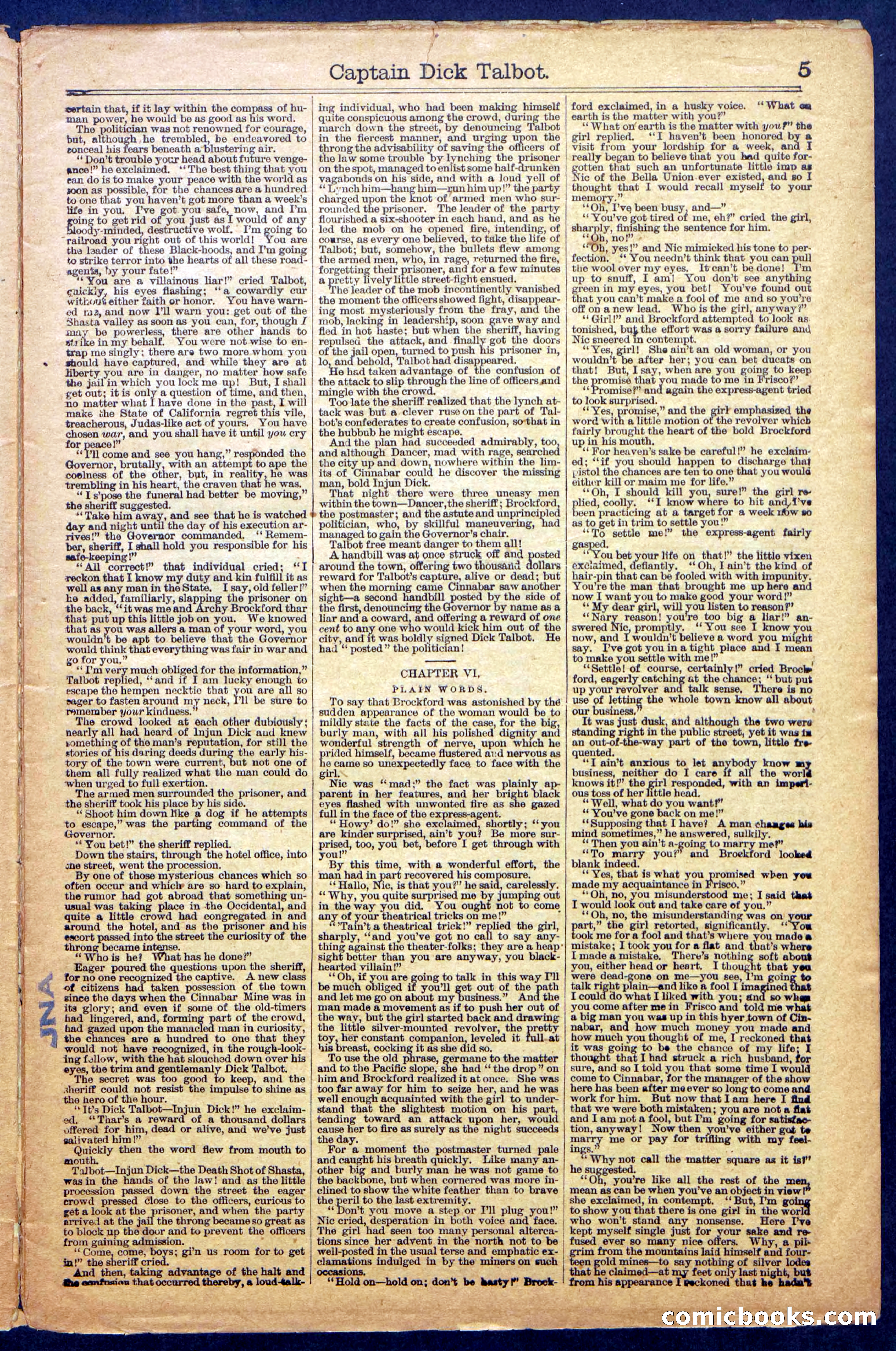 Captain Dick Talbot, King of the Road — page 7 of 36