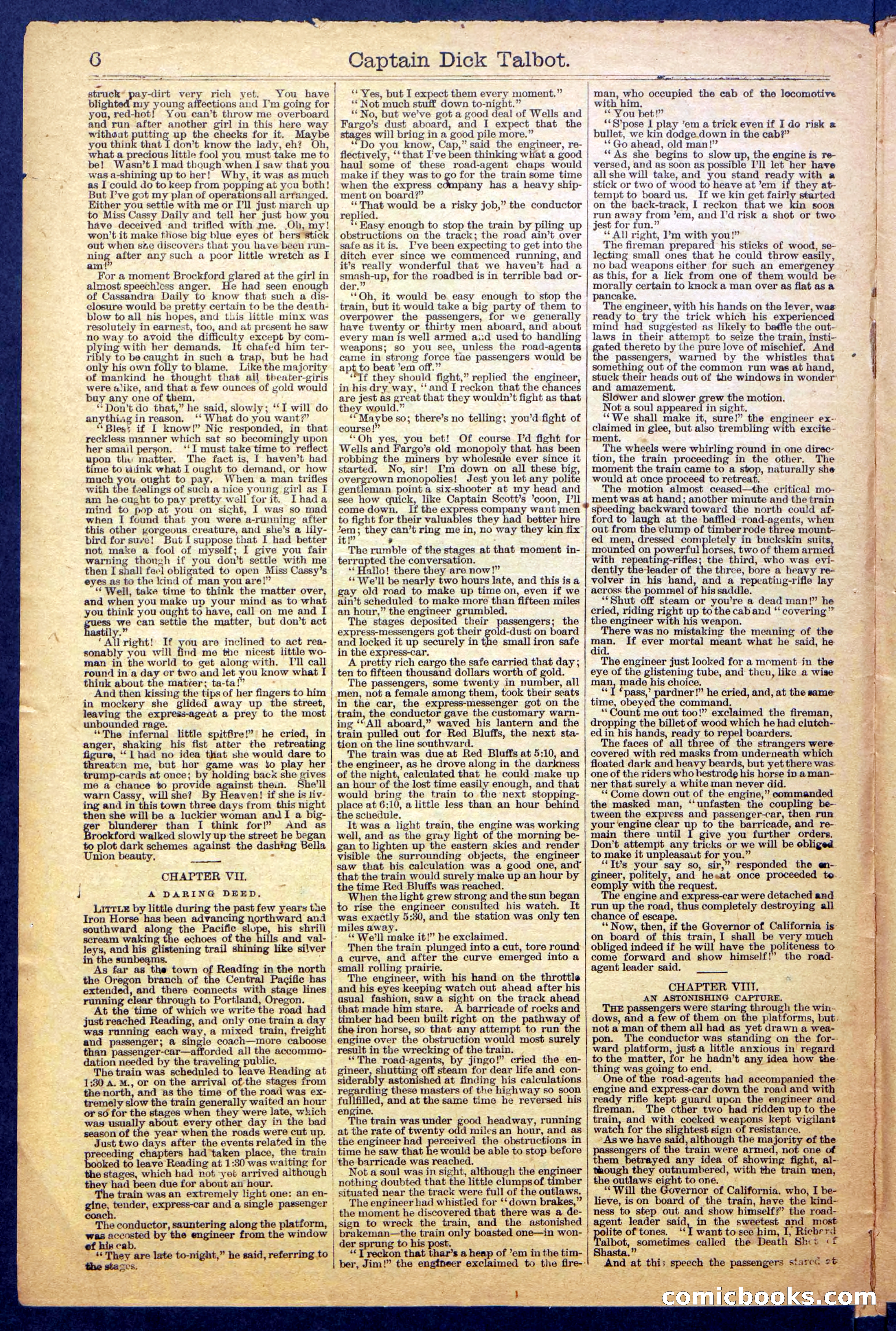 Captain Dick Talbot, King of the Road — page 8 of 36
