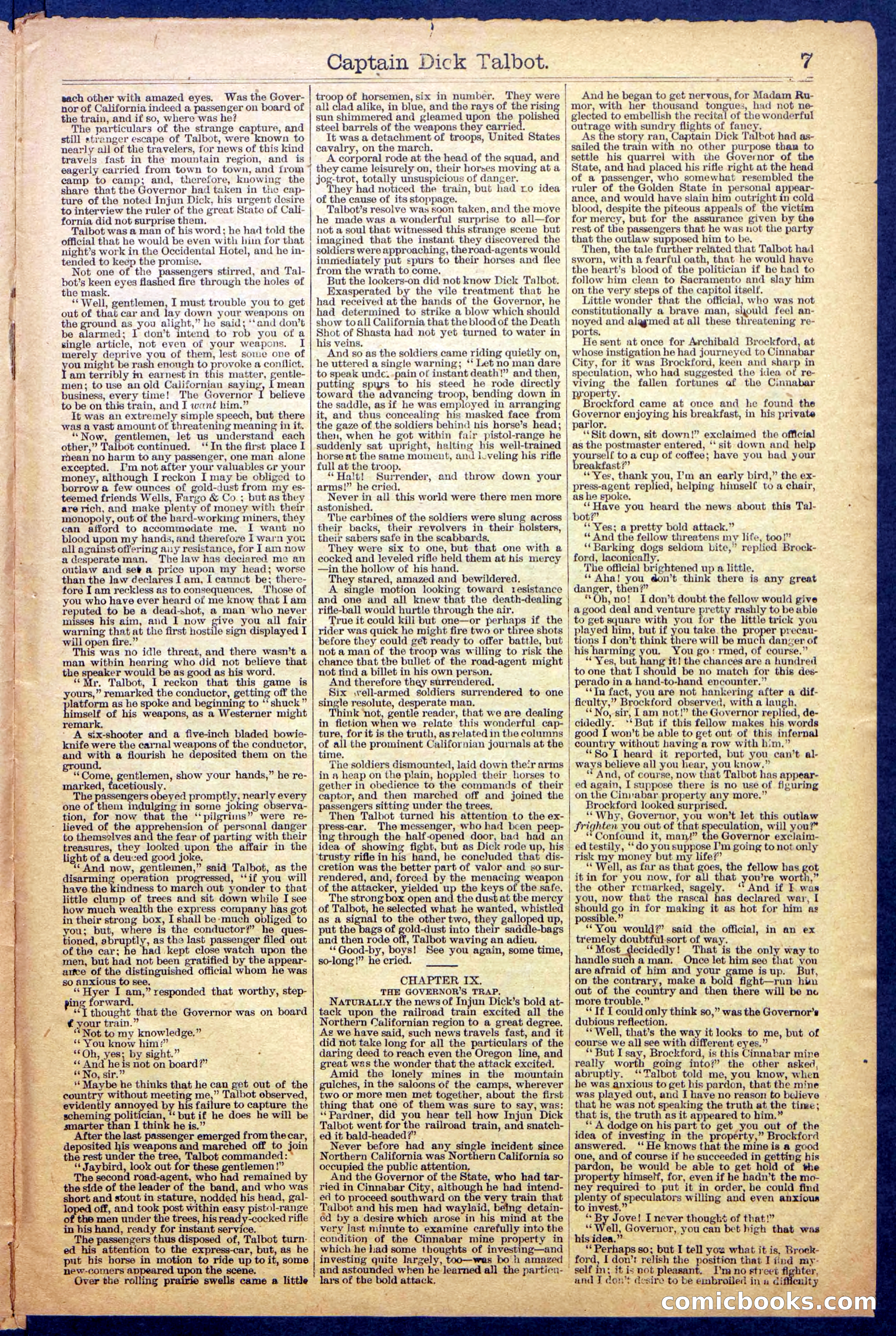 Captain Dick Talbot, King of the Road — page 9 of 36