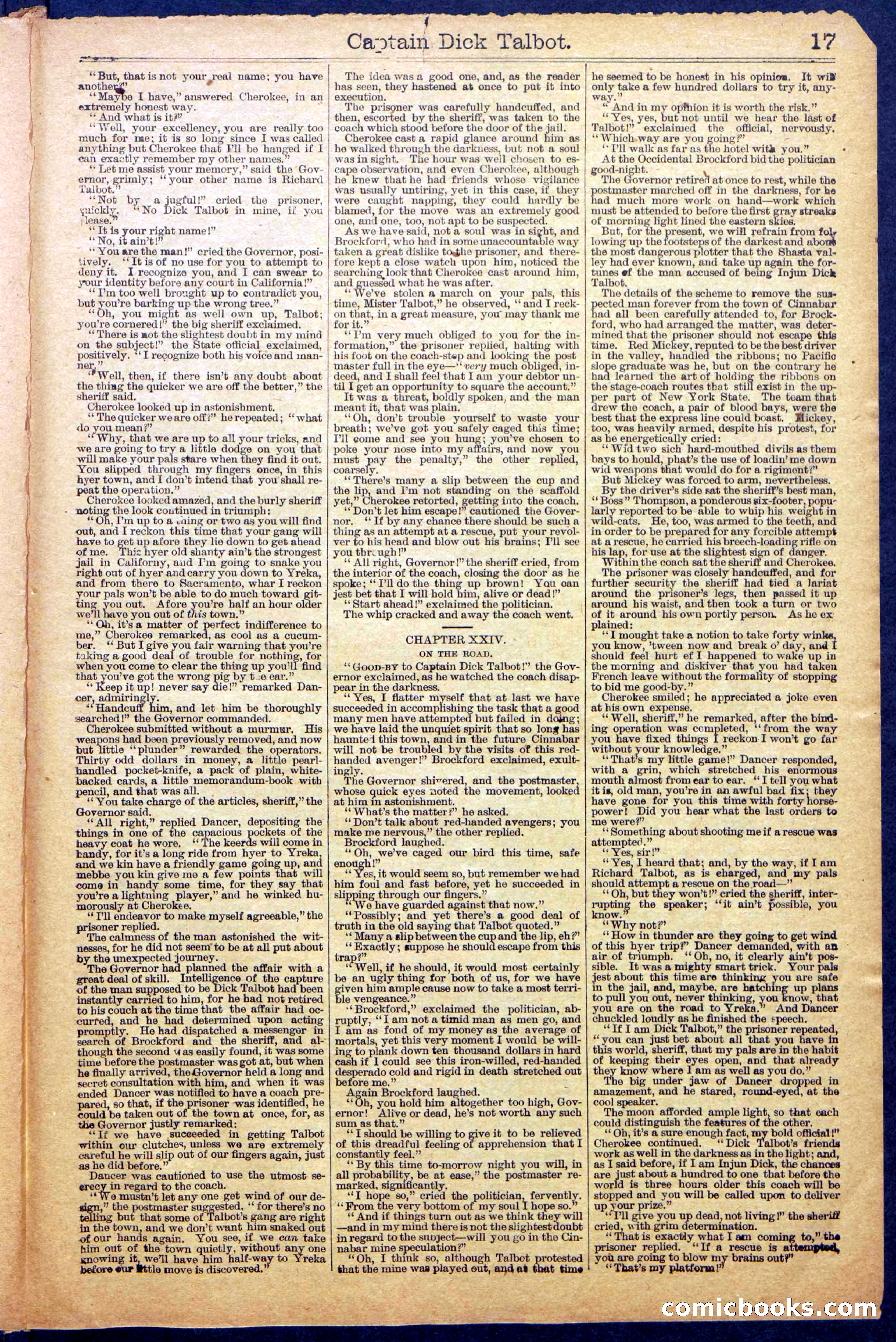 Captain Dick Talbot, King of the Road — page 19 of 36