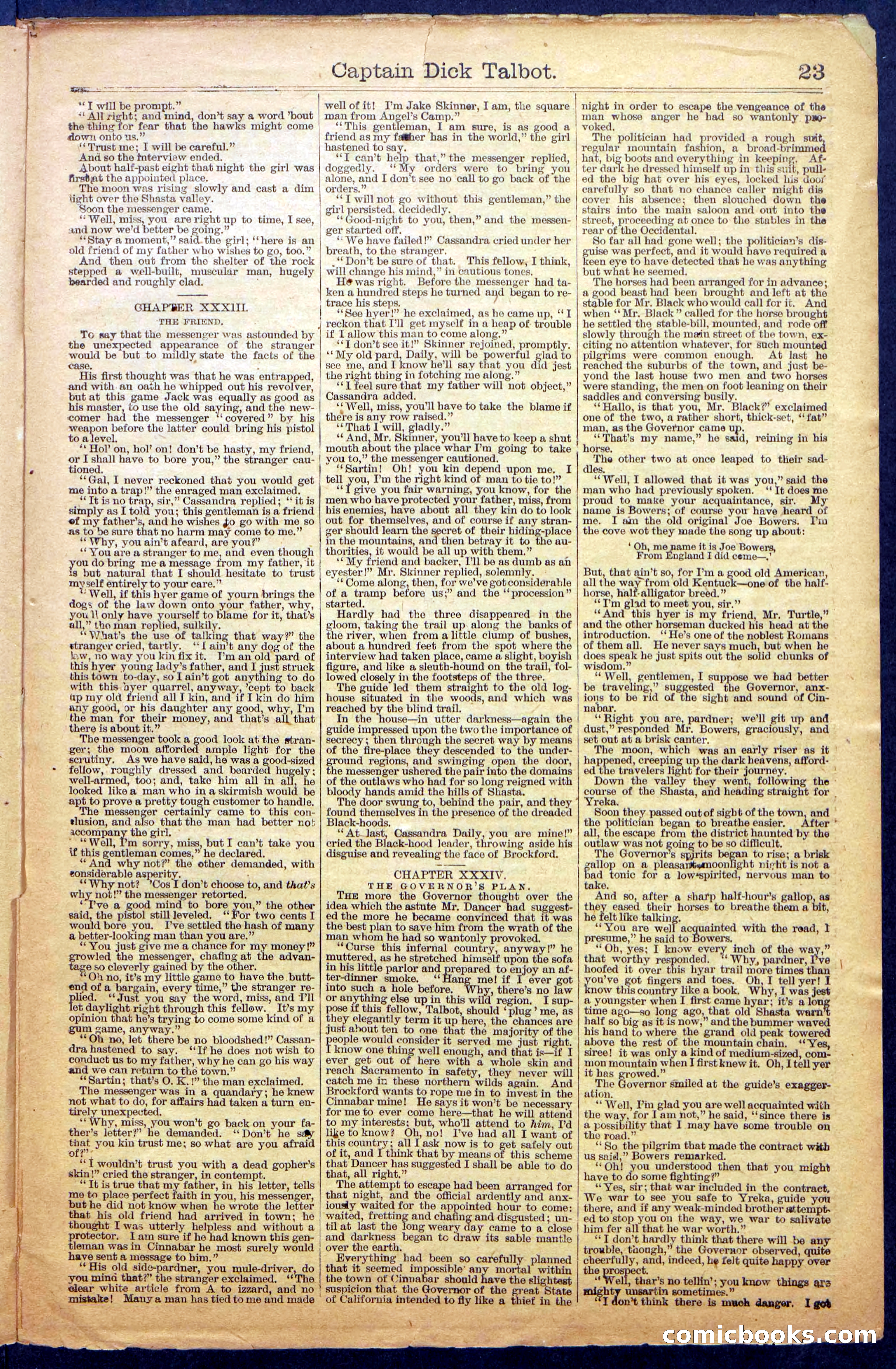 Captain Dick Talbot, King of the Road — page 25 of 36