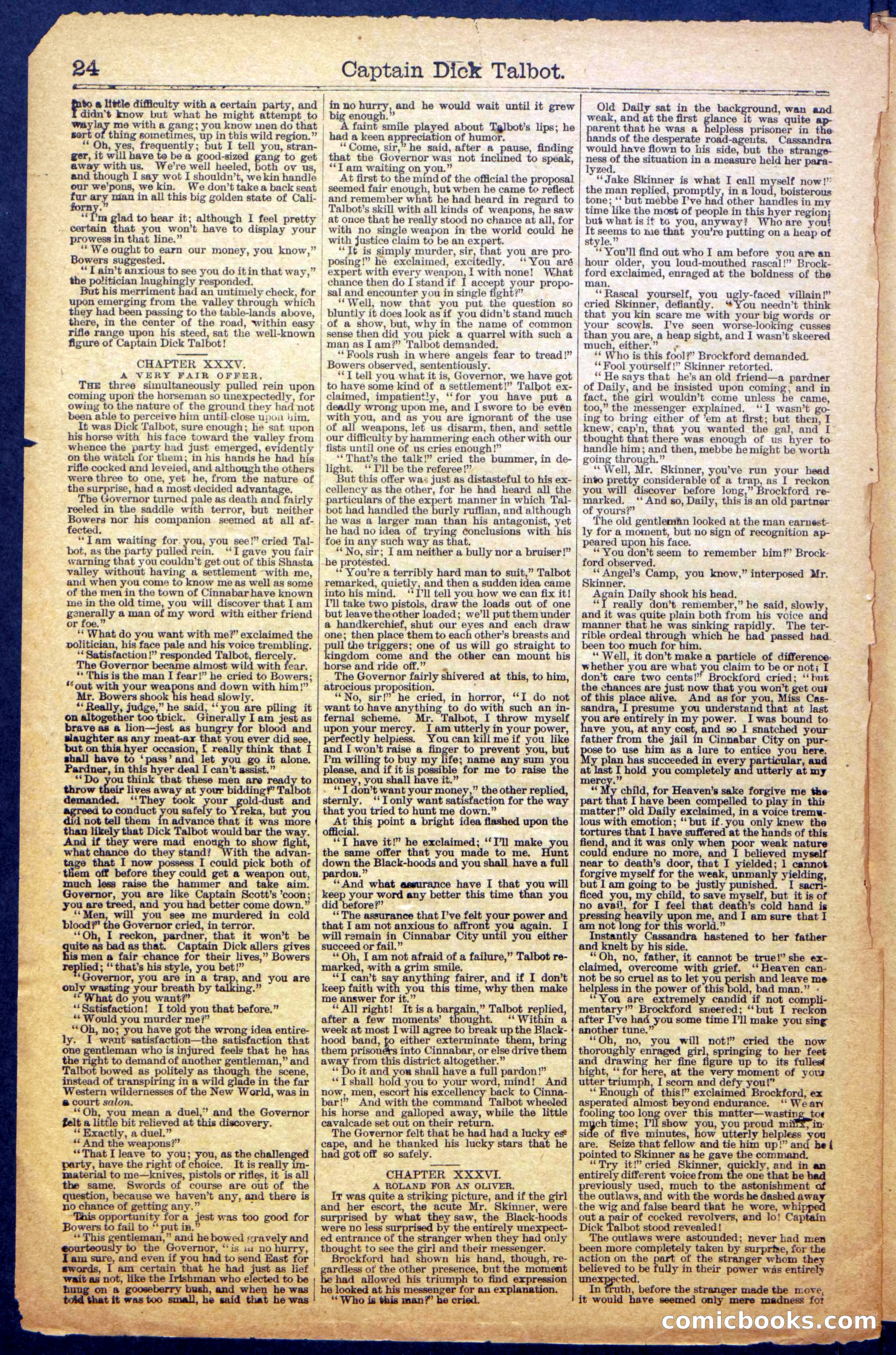 Captain Dick Talbot, King of the Road — page 26 of 36
