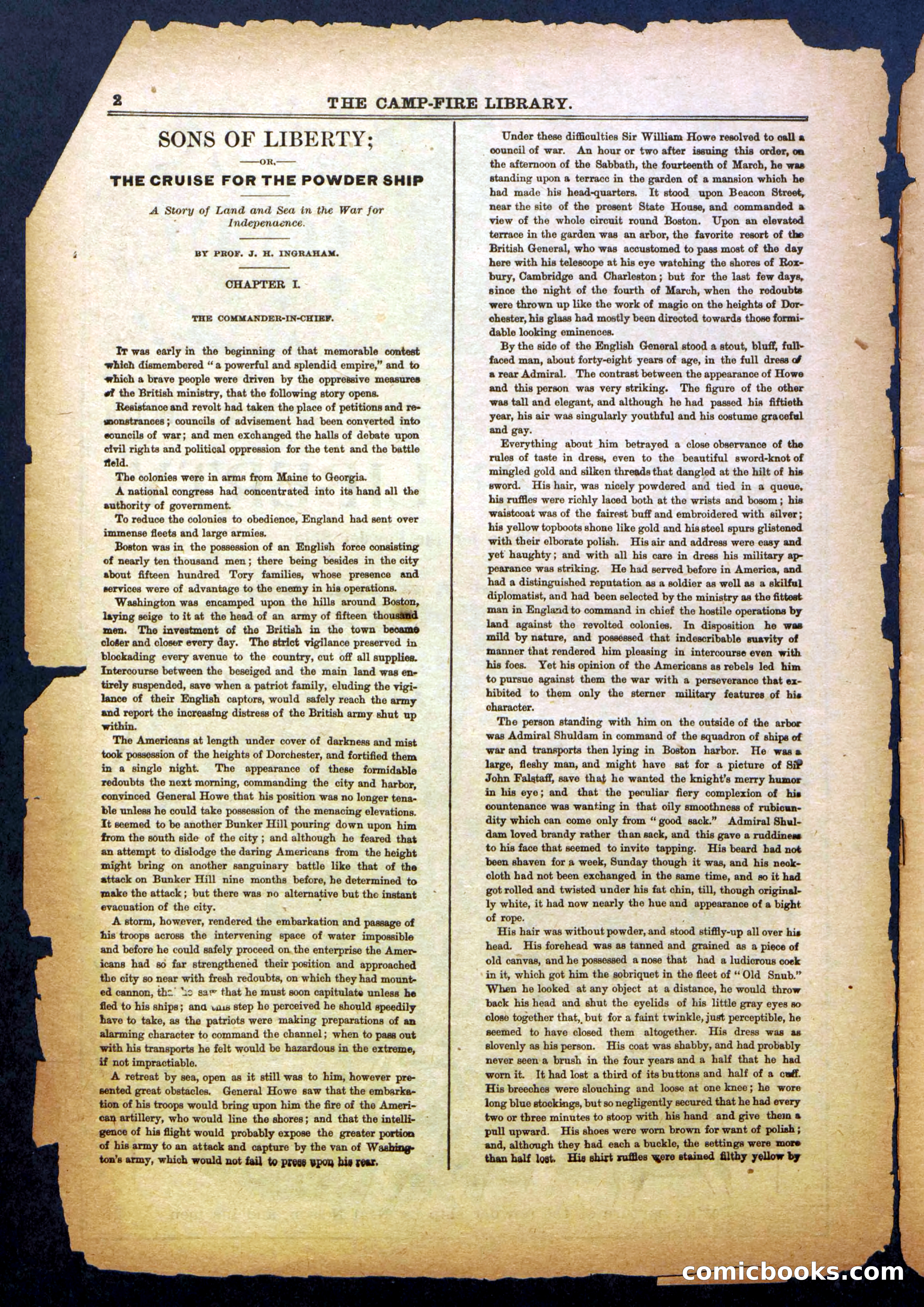Sons of Liberty; Or, The Cruise for the Powder Ship — page 2 of 24
