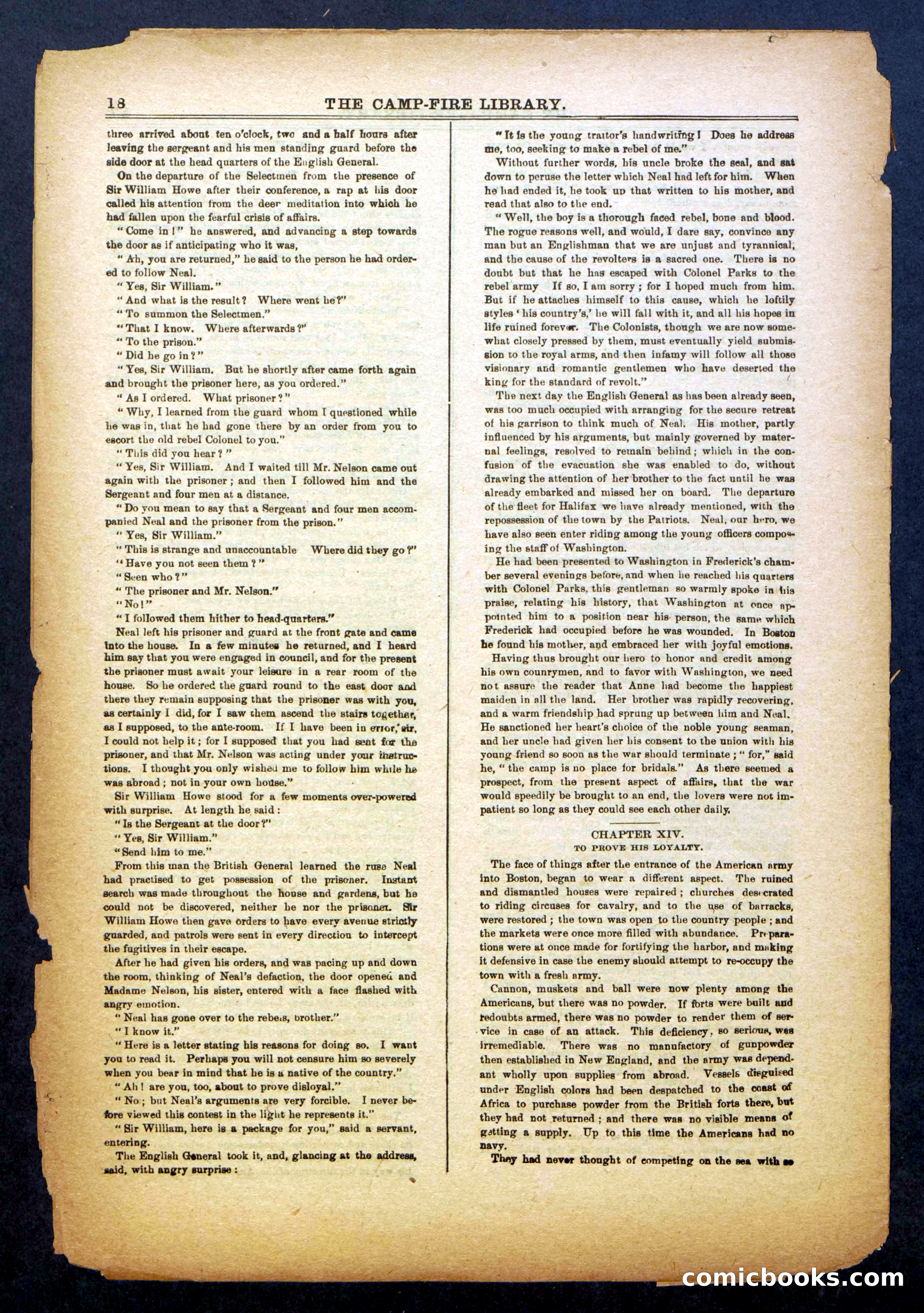 Sons of Liberty; Or, The Cruise for the Powder Ship — page 18 of 24