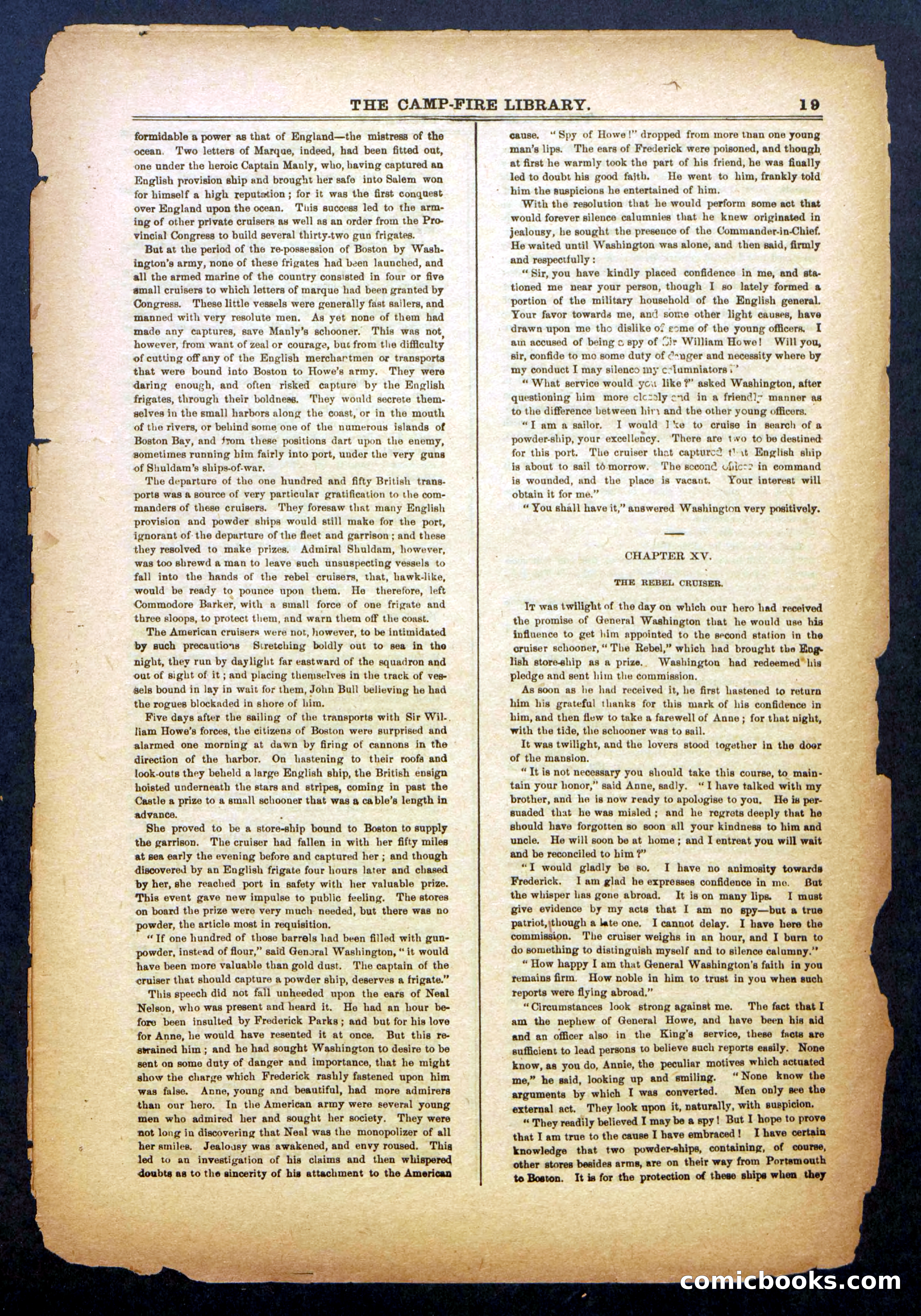 Sons of Liberty; Or, The Cruise for the Powder Ship — page 19 of 24