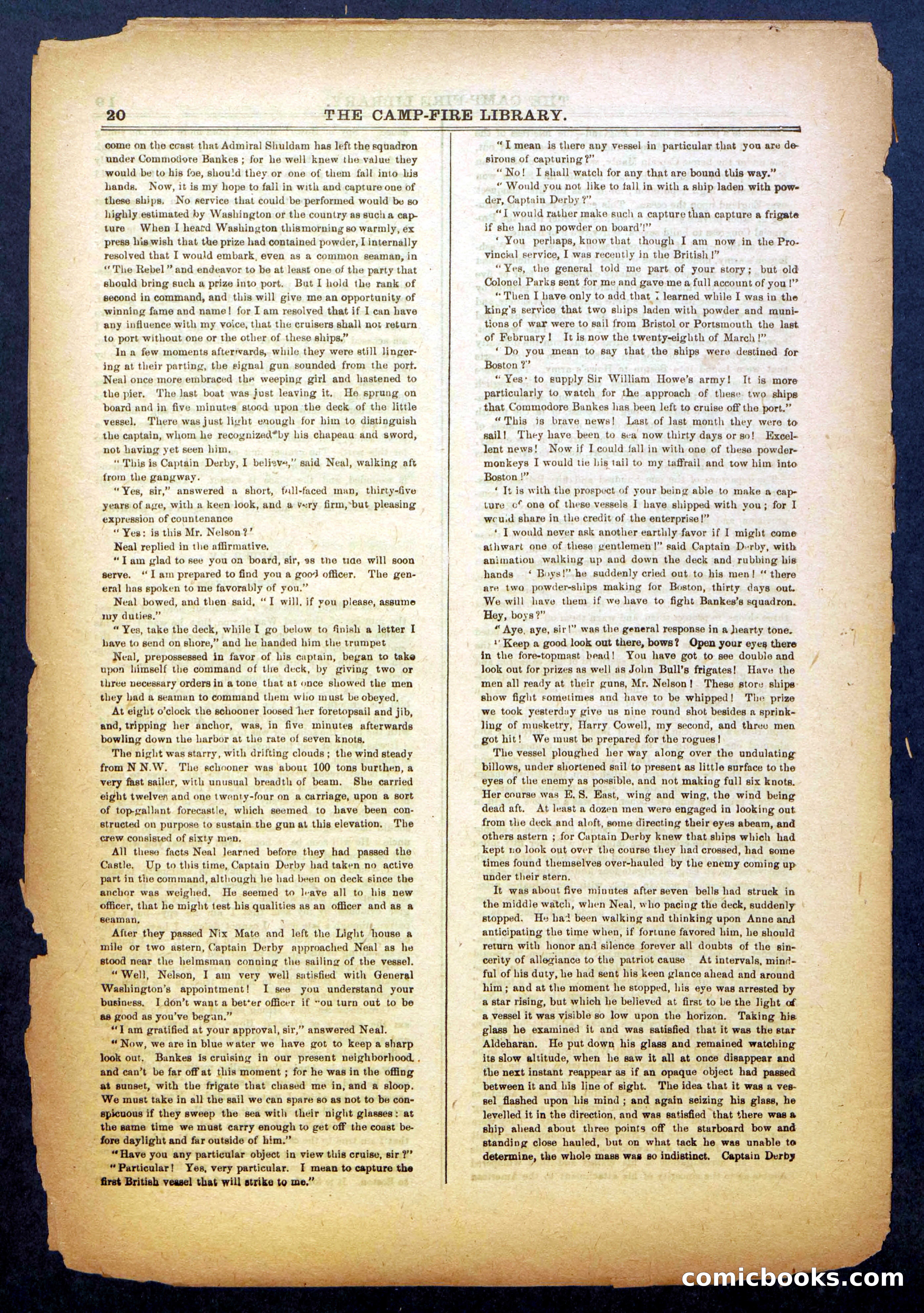 Sons of Liberty; Or, The Cruise for the Powder Ship — page 20 of 24