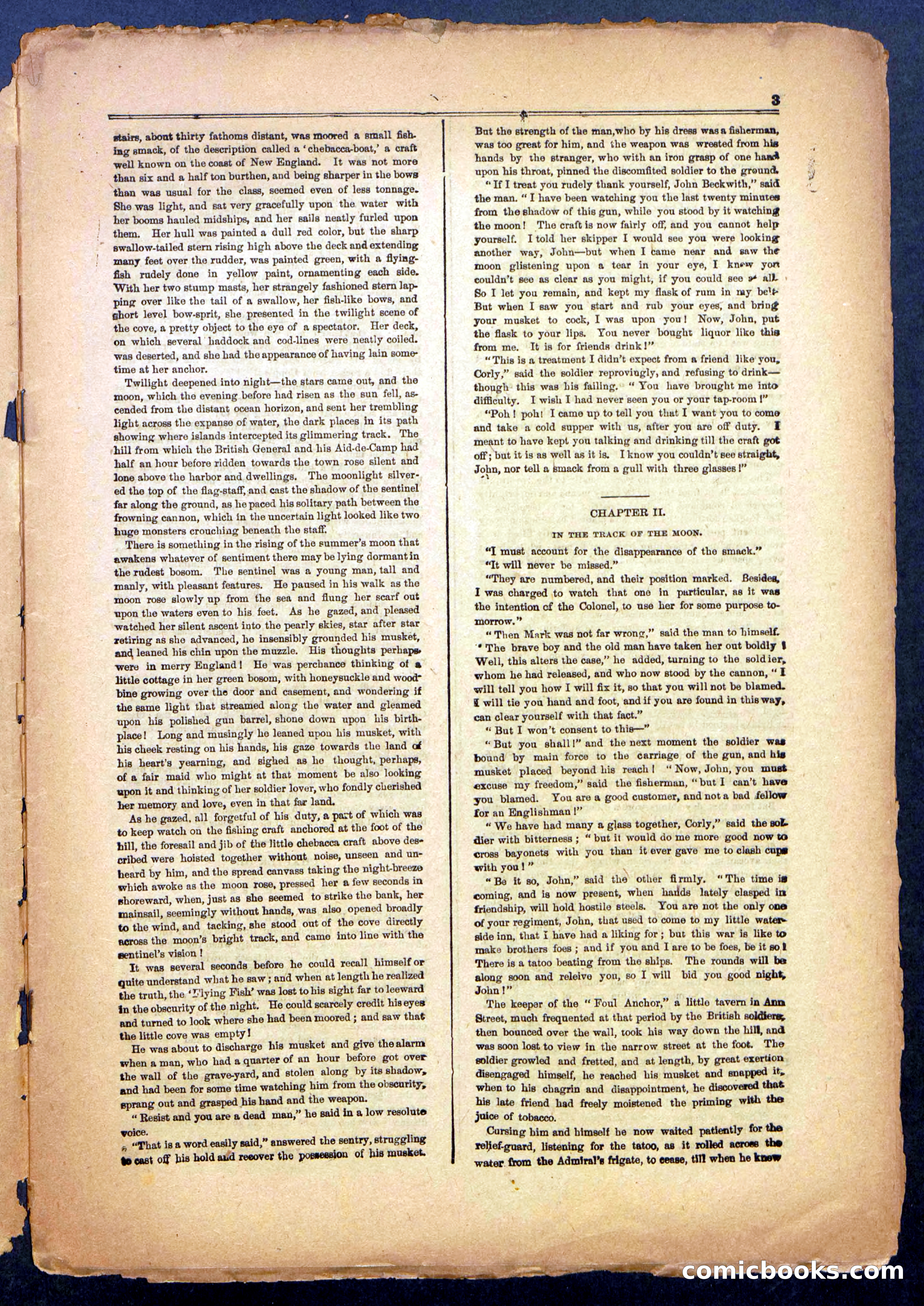 The Flying Fish; or, Running the Blockade of Boston Harbor — page 3 of 24