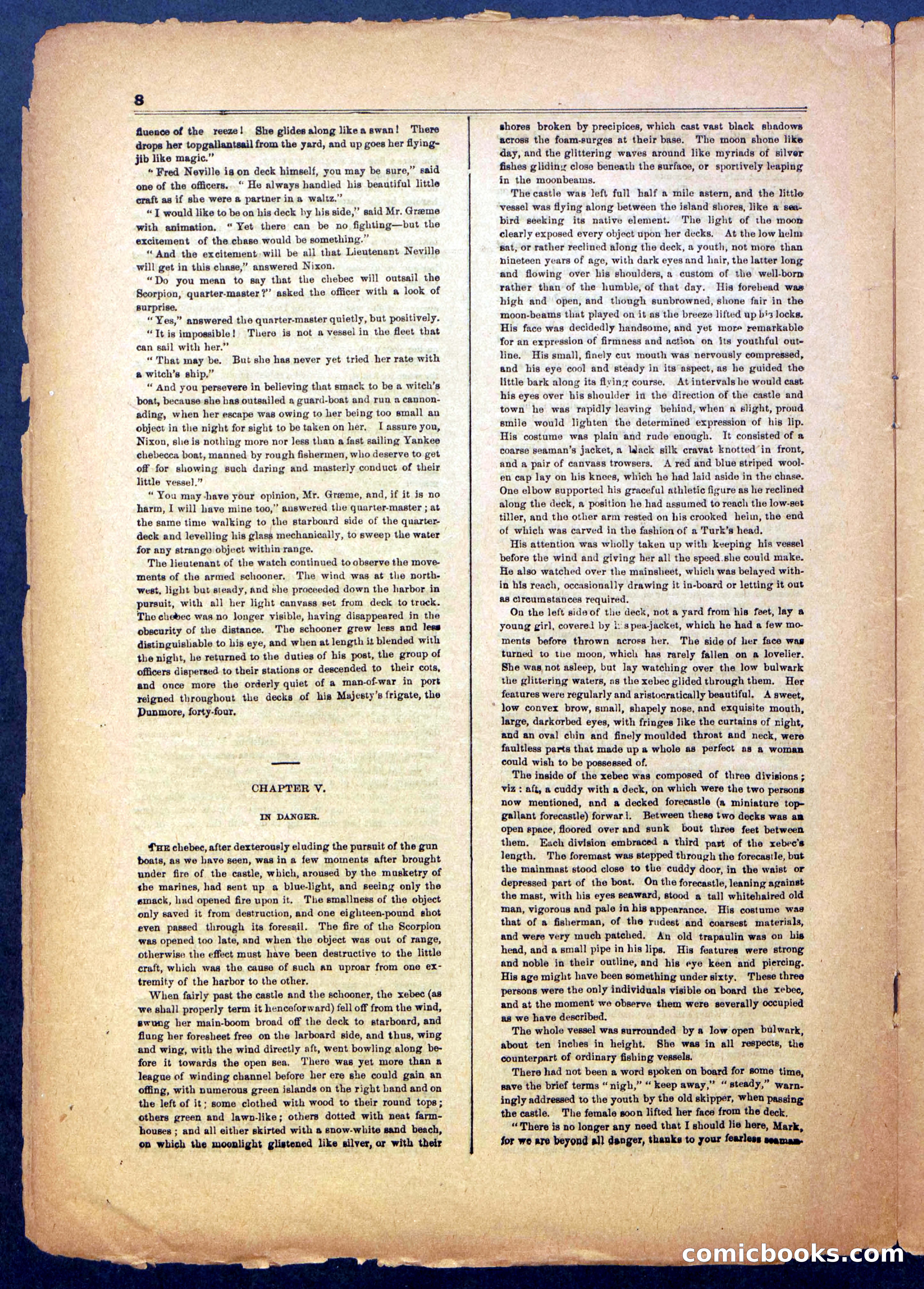 The Flying Fish; or, Running the Blockade of Boston Harbor — page 8 of 24