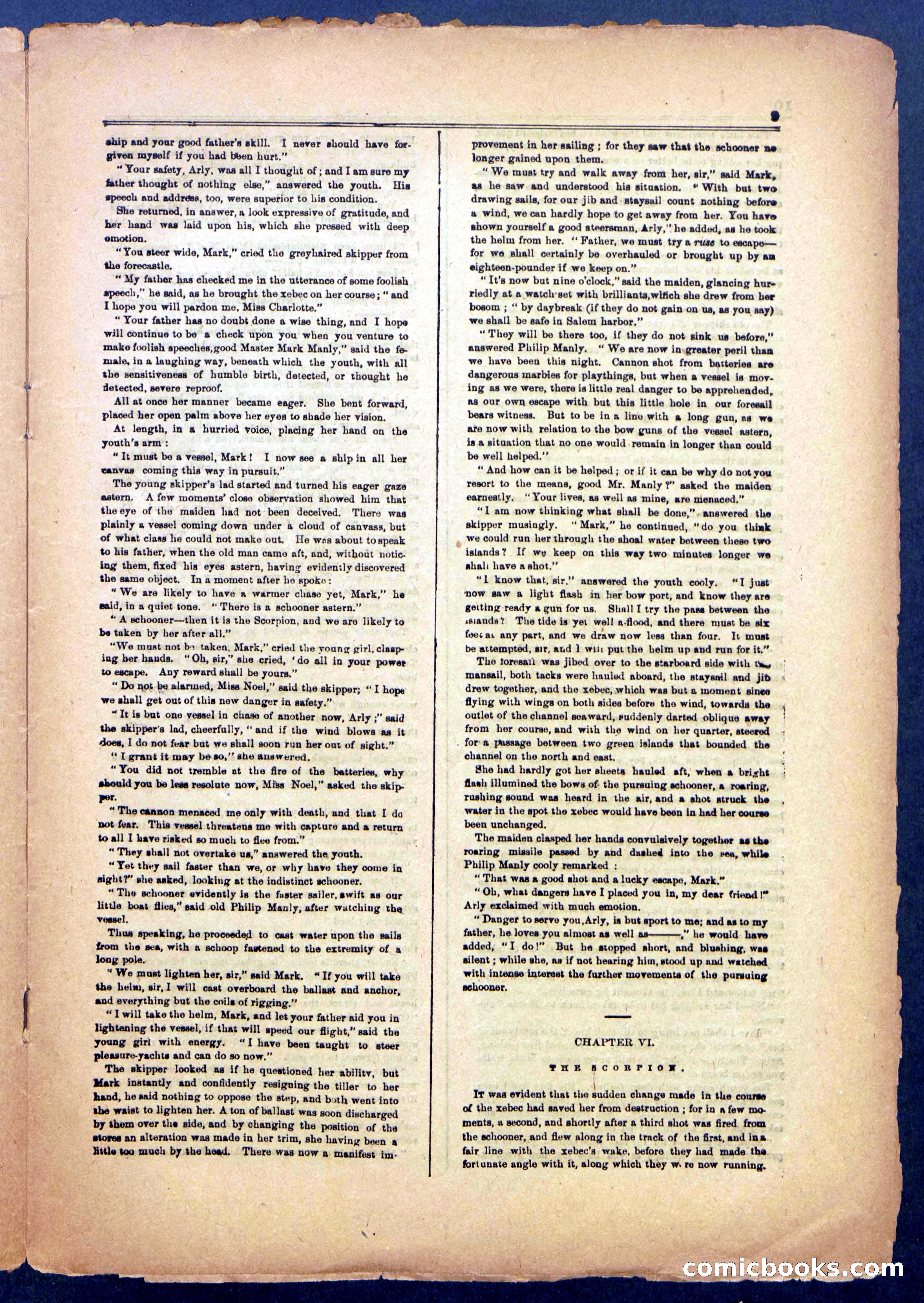 The Flying Fish; or, Running the Blockade of Boston Harbor — page 9 of 24