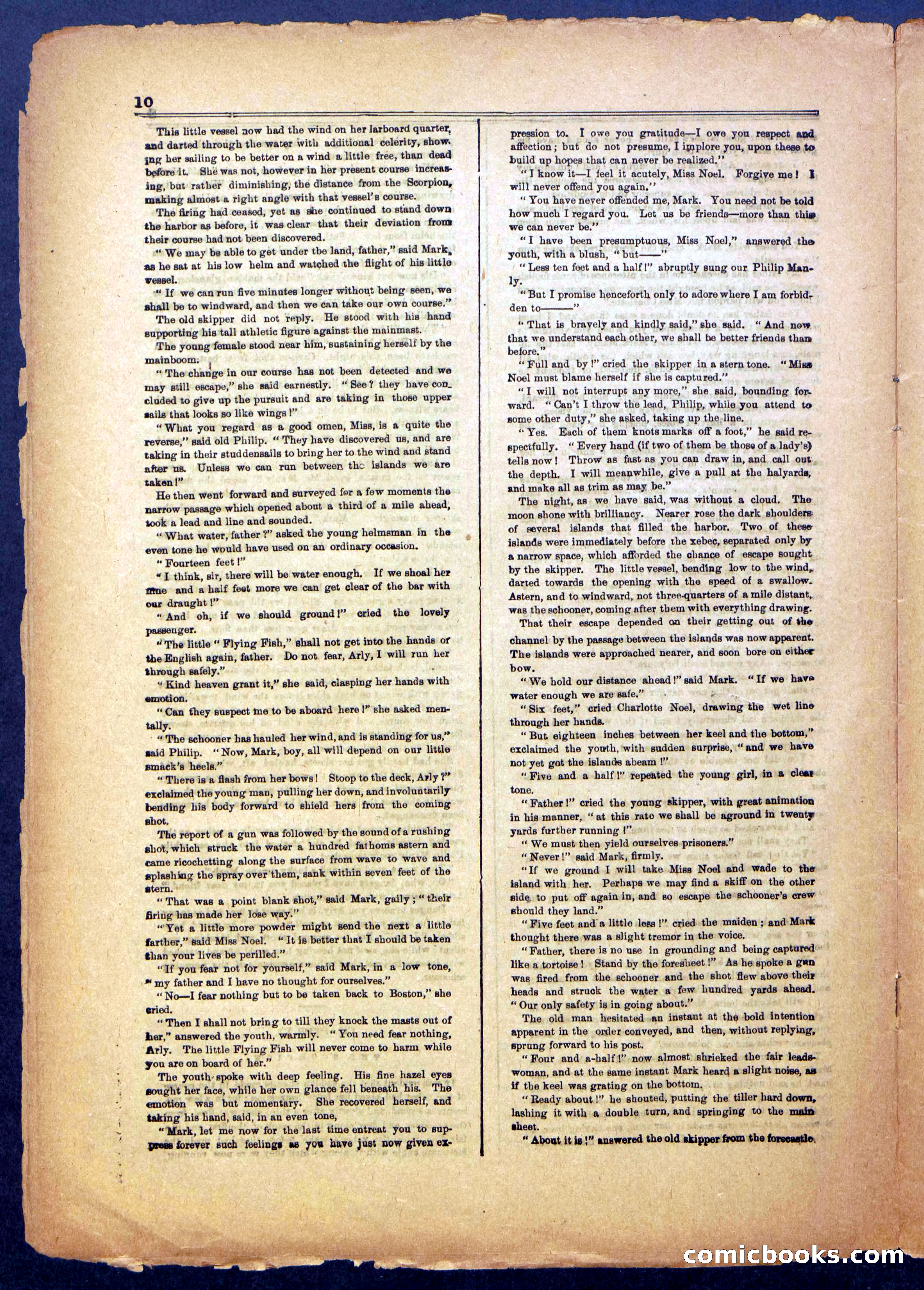The Flying Fish; or, Running the Blockade of Boston Harbor — page 11 of 24