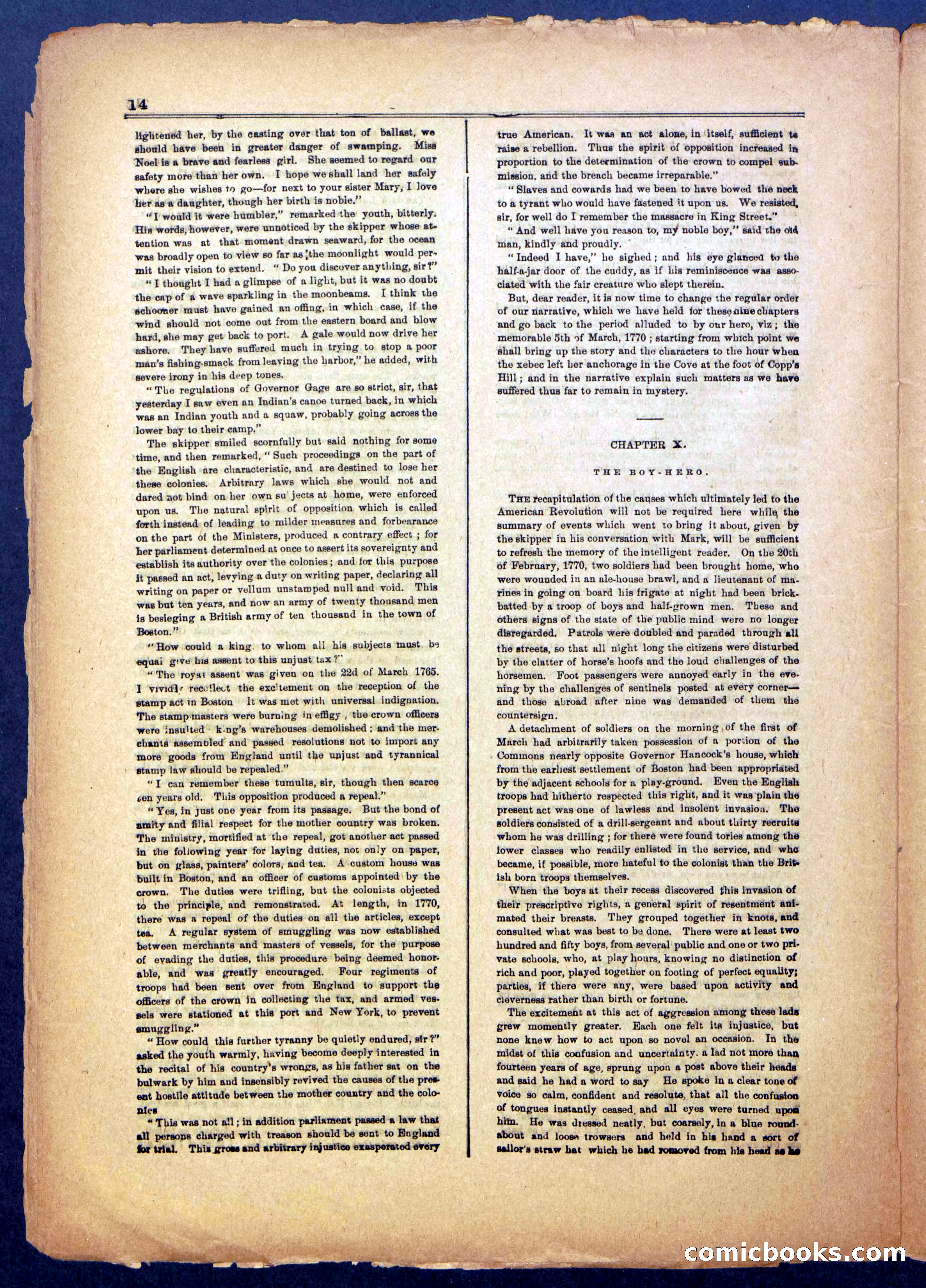 The Flying Fish; or, Running the Blockade of Boston Harbor — page 14 of 24