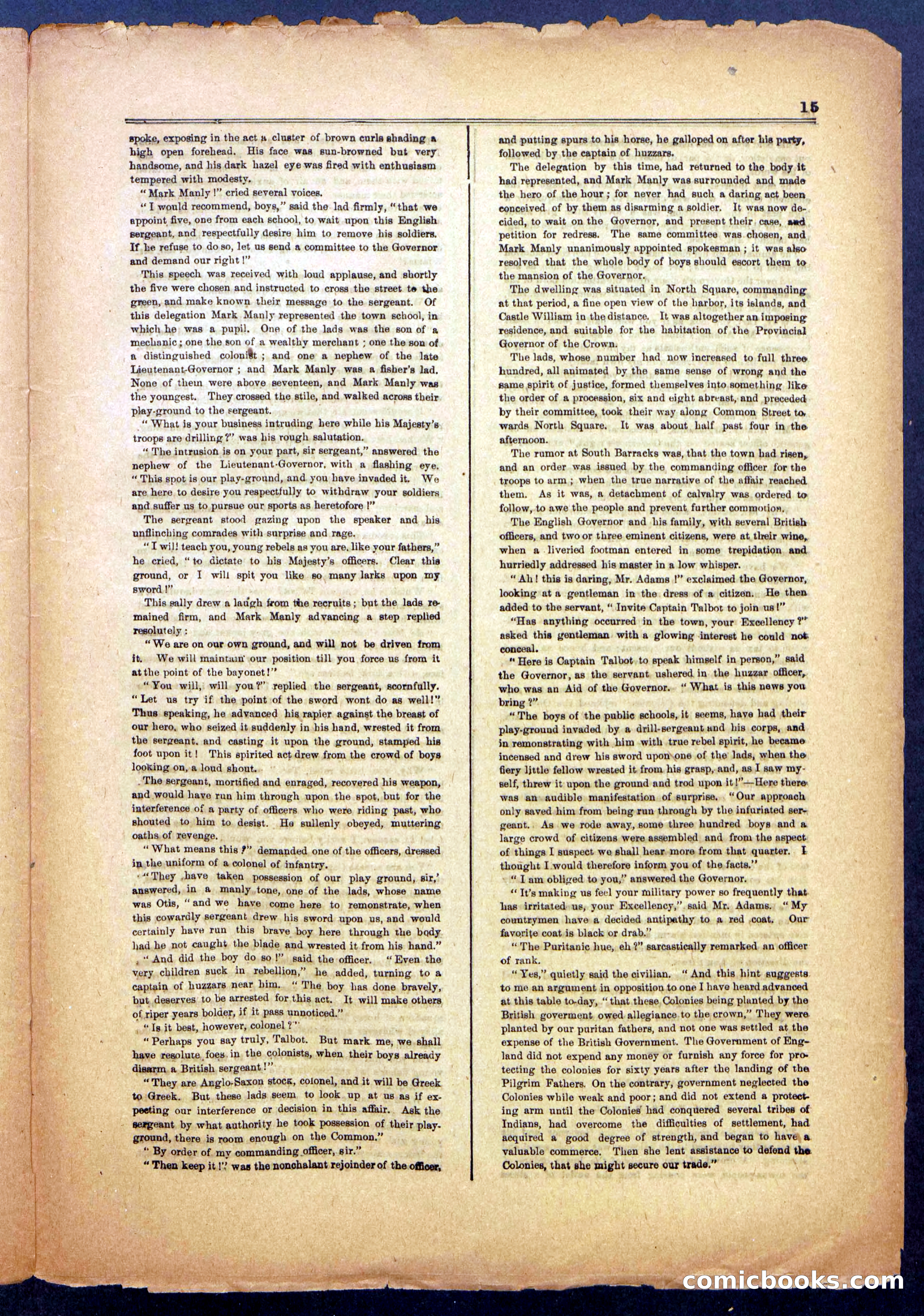 The Flying Fish; or, Running the Blockade of Boston Harbor — page 15 of 24