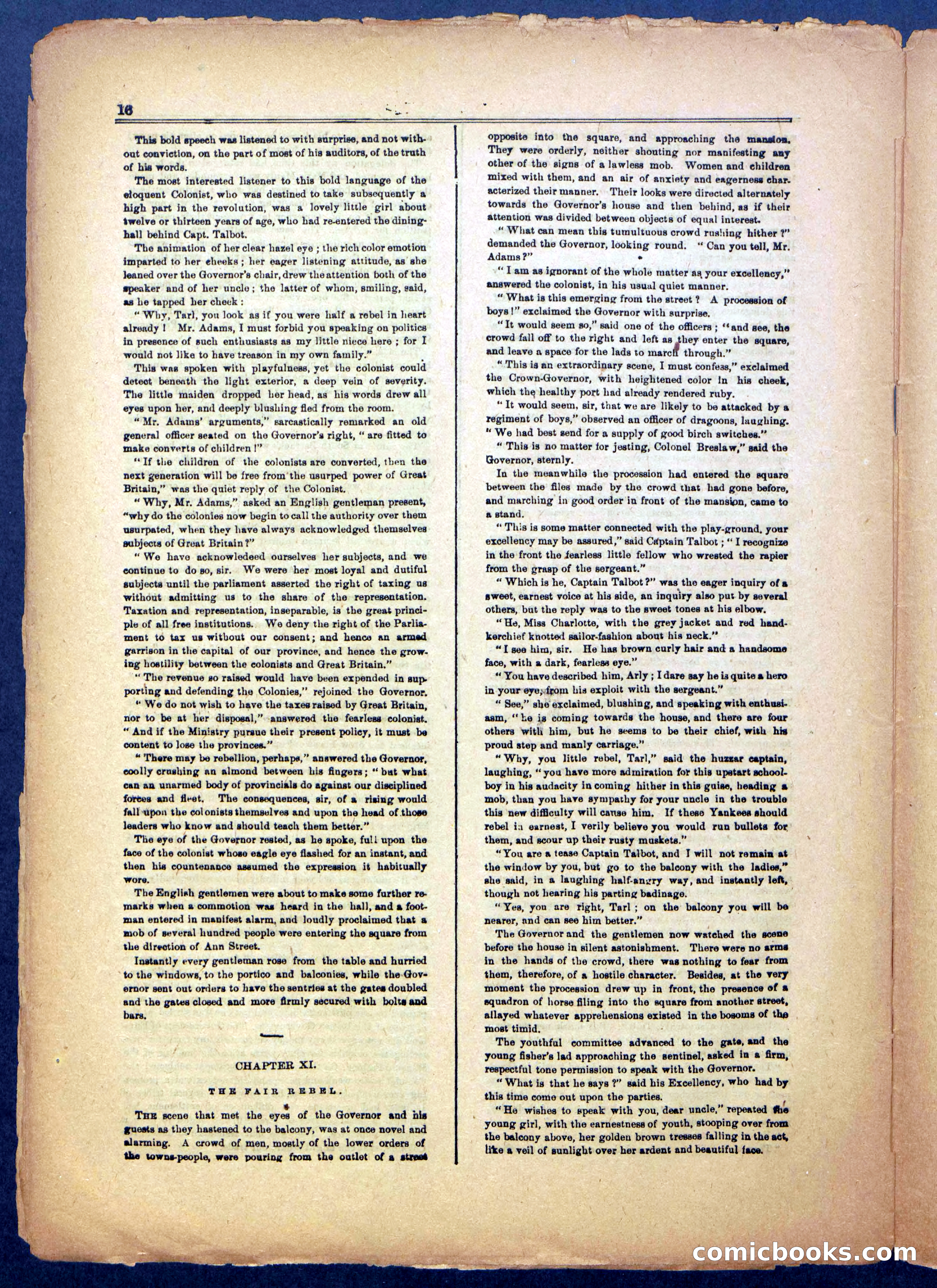 The Flying Fish; or, Running the Blockade of Boston Harbor — page 16 of 24