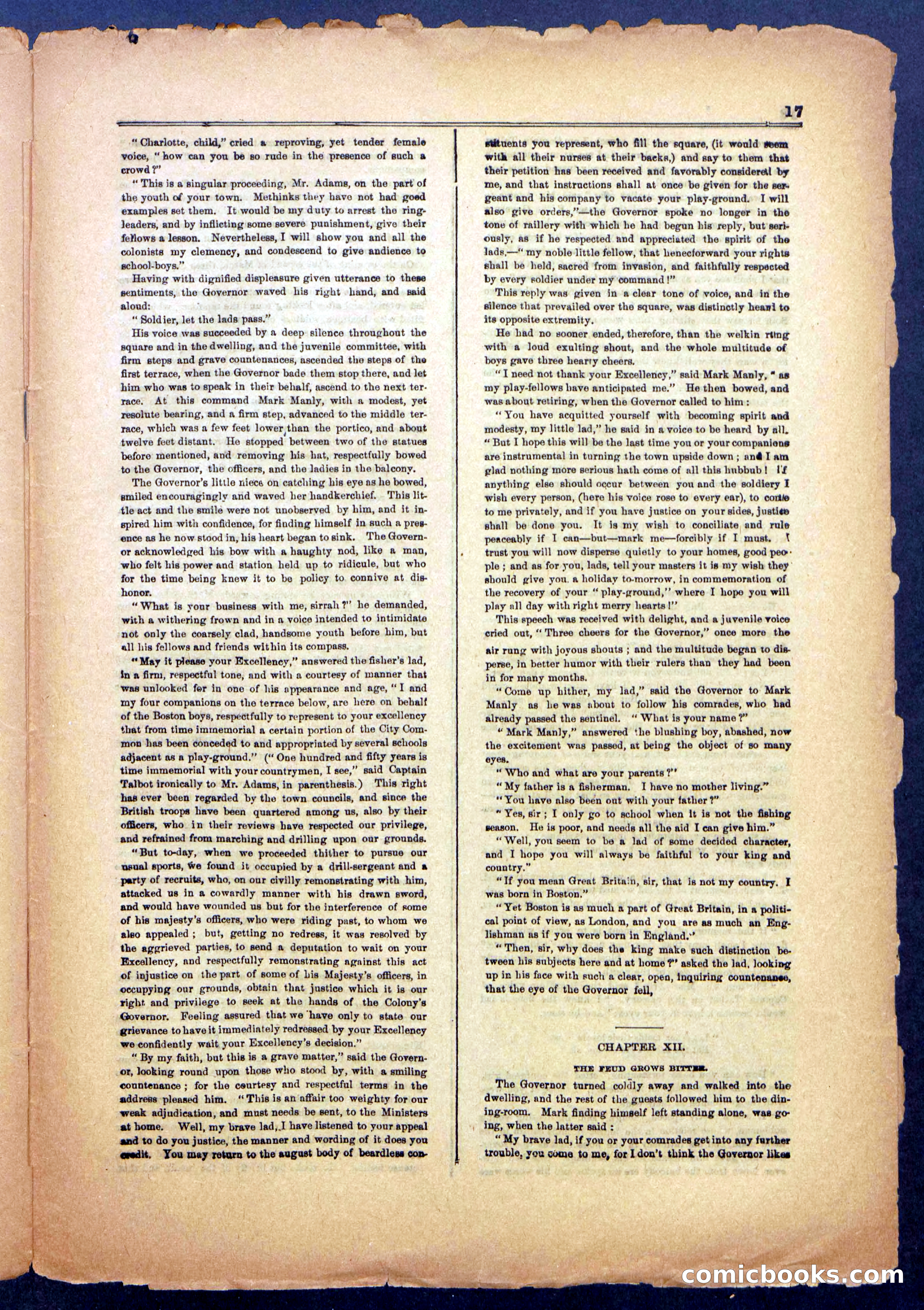 The Flying Fish; or, Running the Blockade of Boston Harbor — page 17 of 24