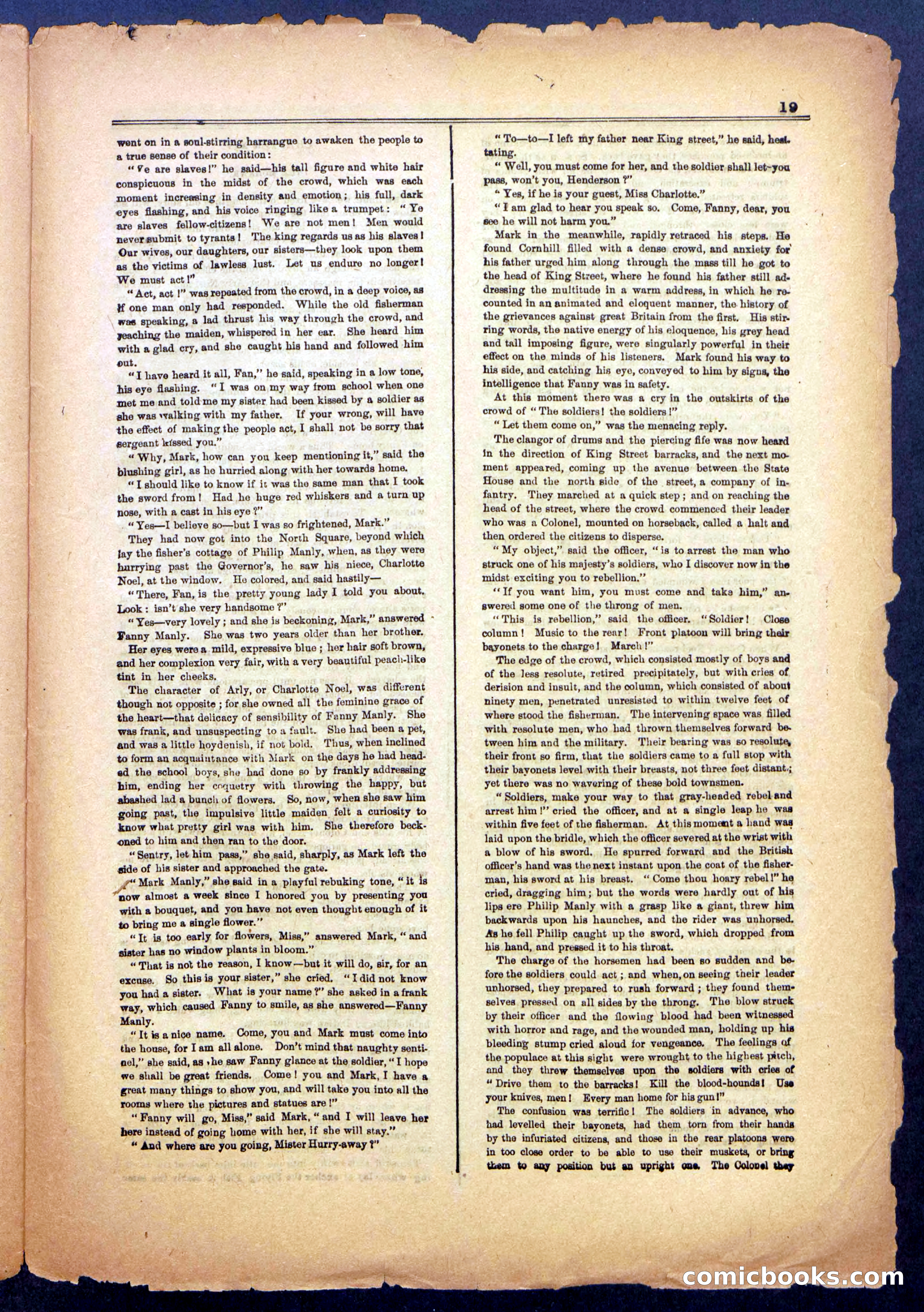 The Flying Fish; or, Running the Blockade of Boston Harbor — page 19 of 24