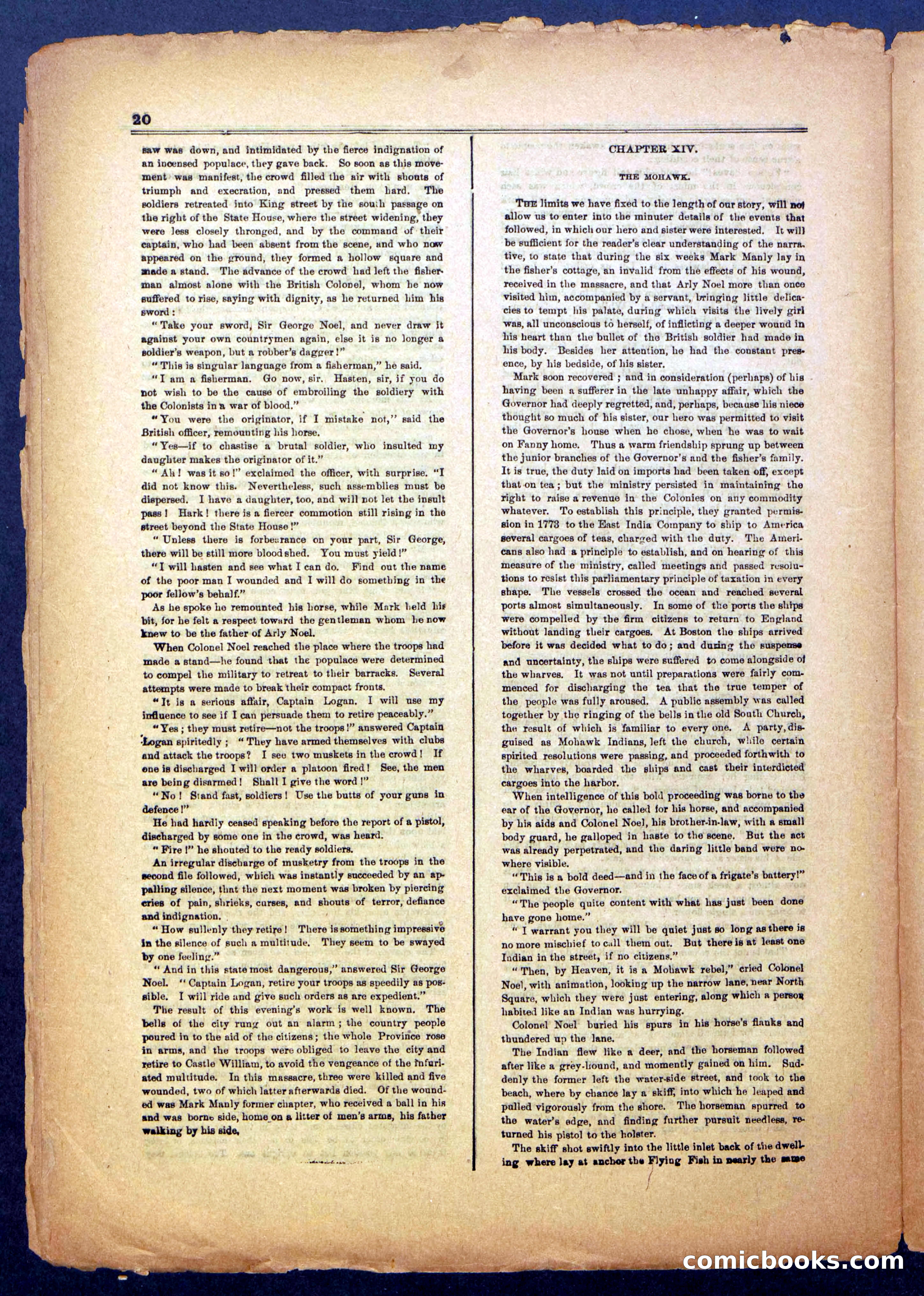 The Flying Fish; or, Running the Blockade of Boston Harbor — page 20 of 24