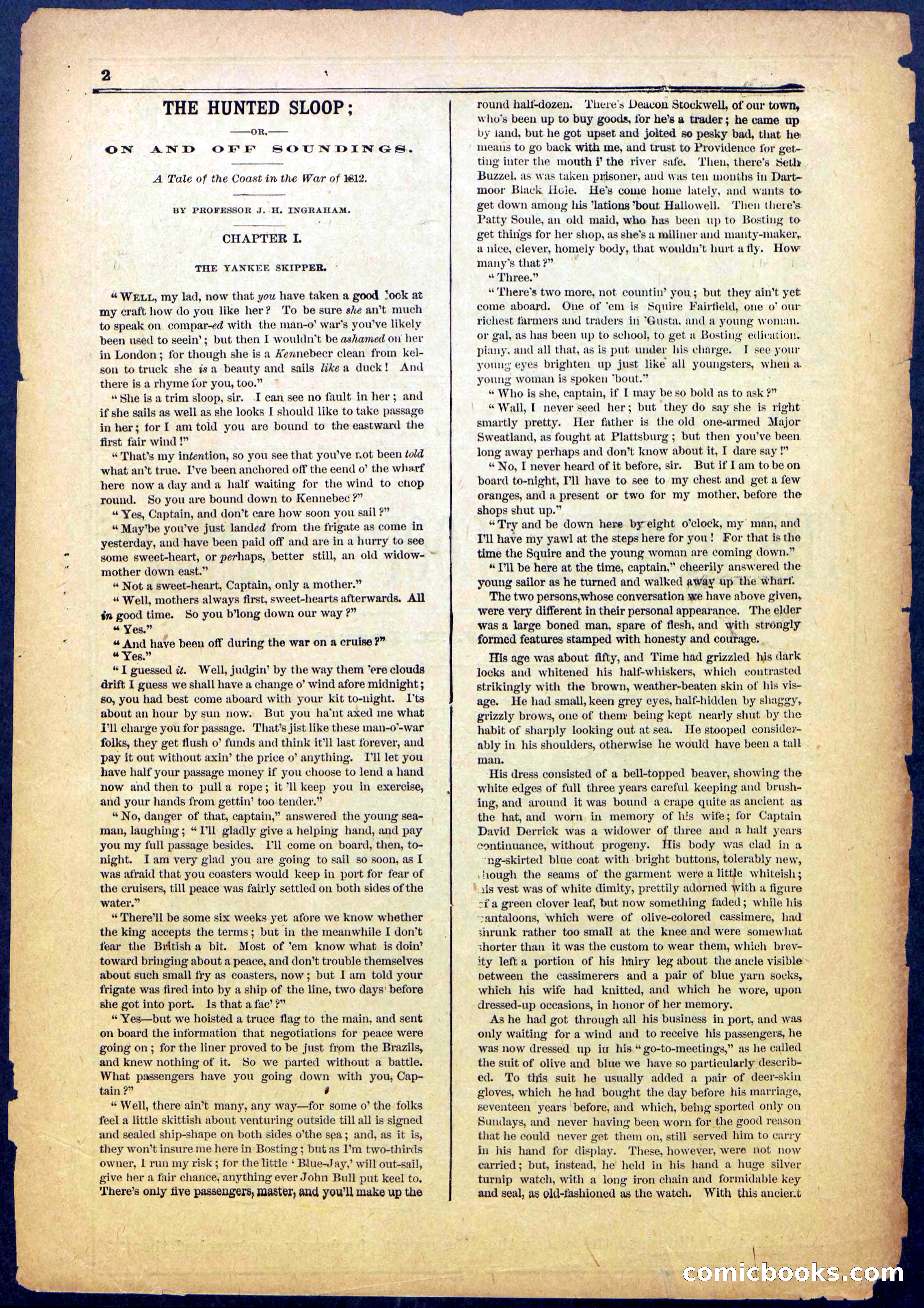 The Hunted Sloop; or, On and Off Soundings — page 2 of 24